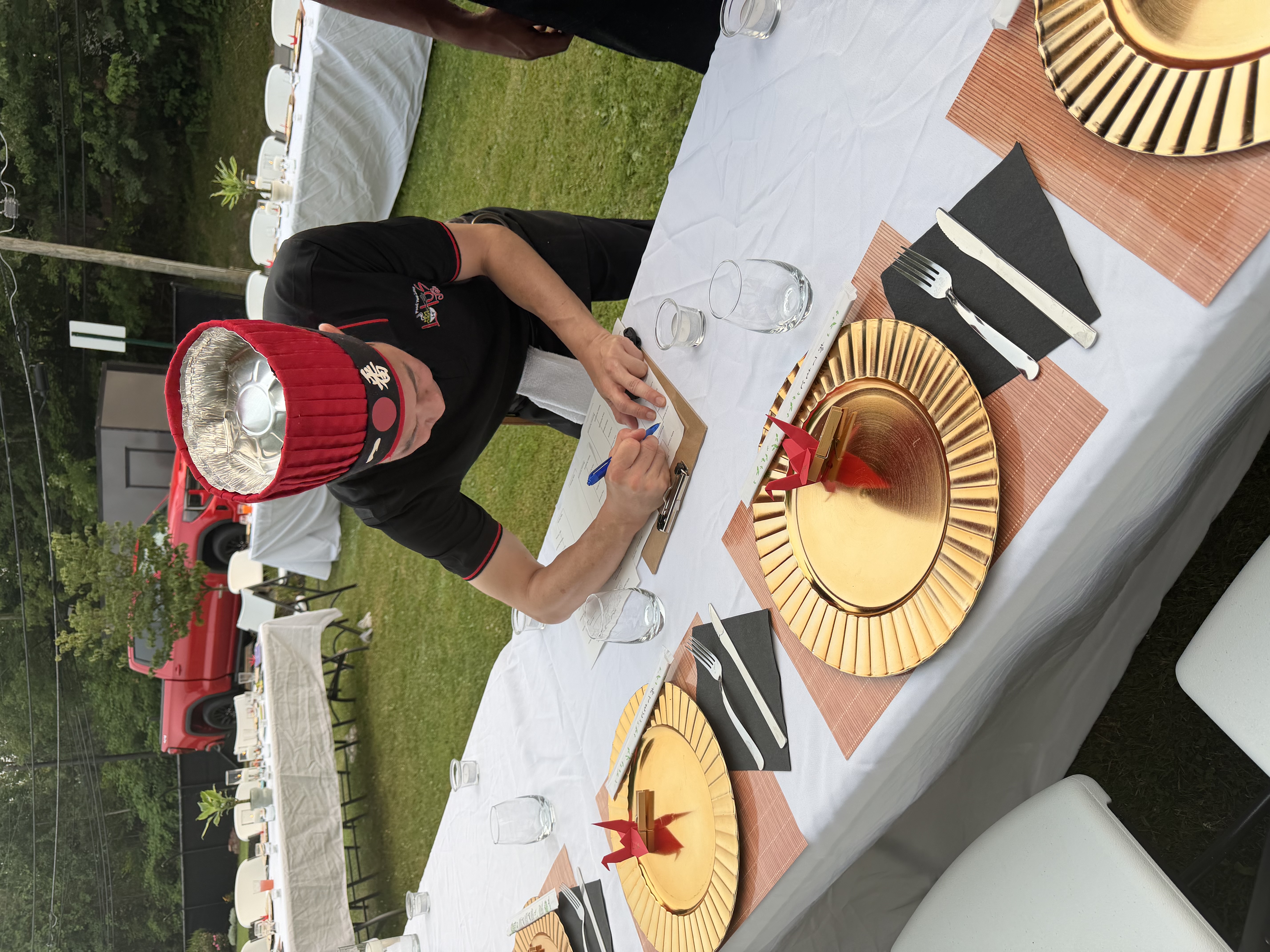 Lotus Tea hibachi catering event 17