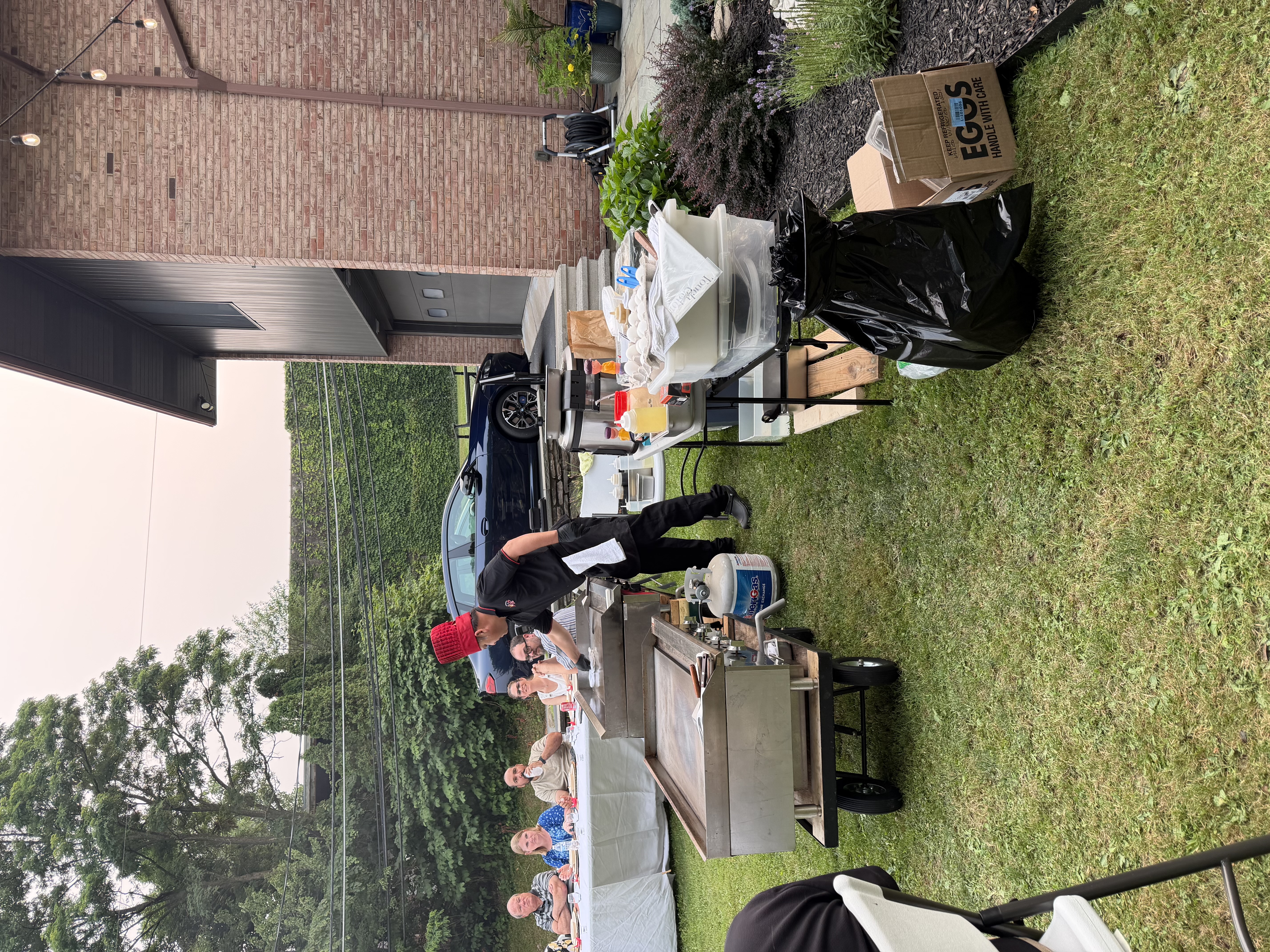Lotus Tea hibachi catering event 10