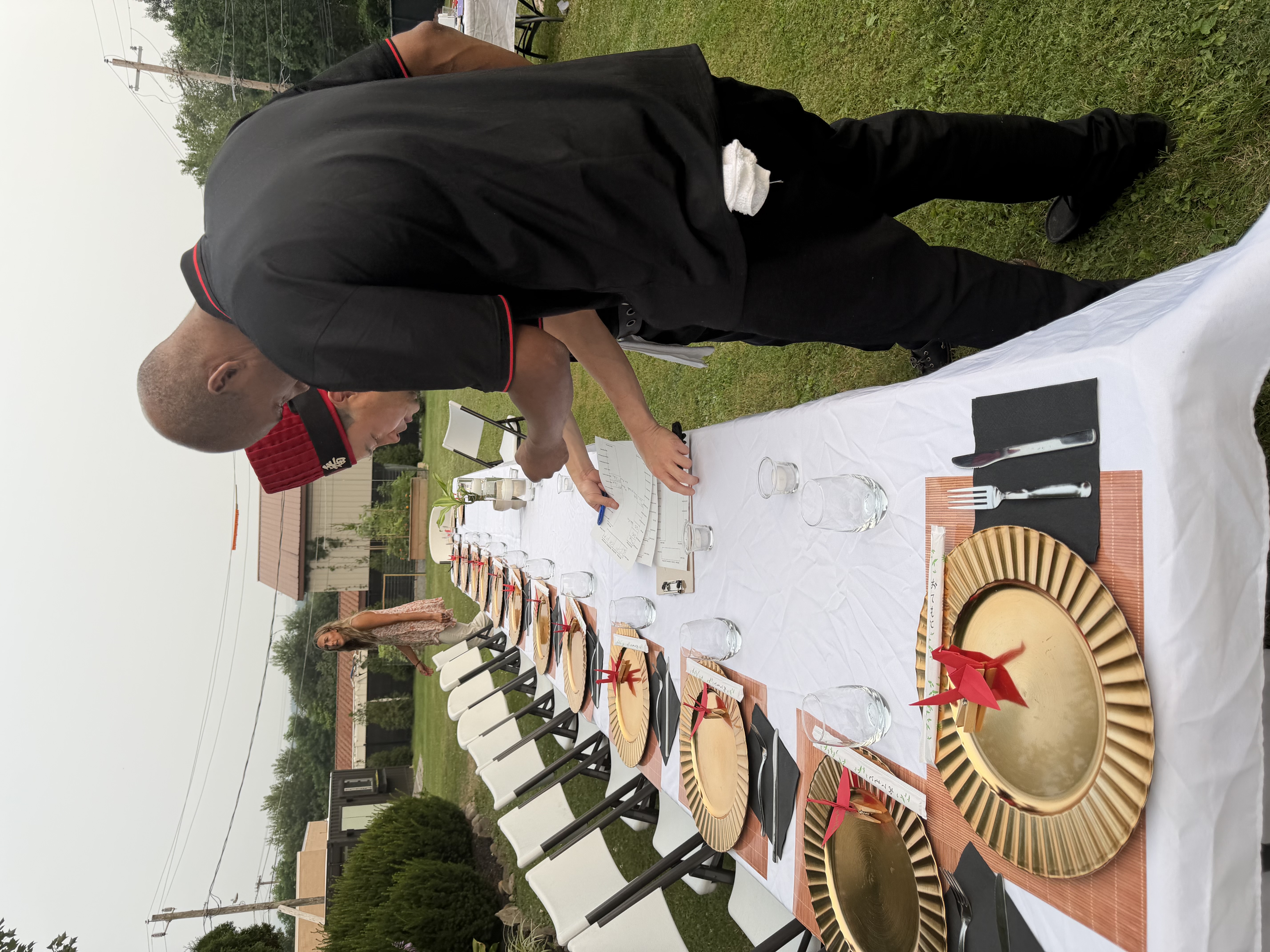 Lotus Tea hibachi catering event 19