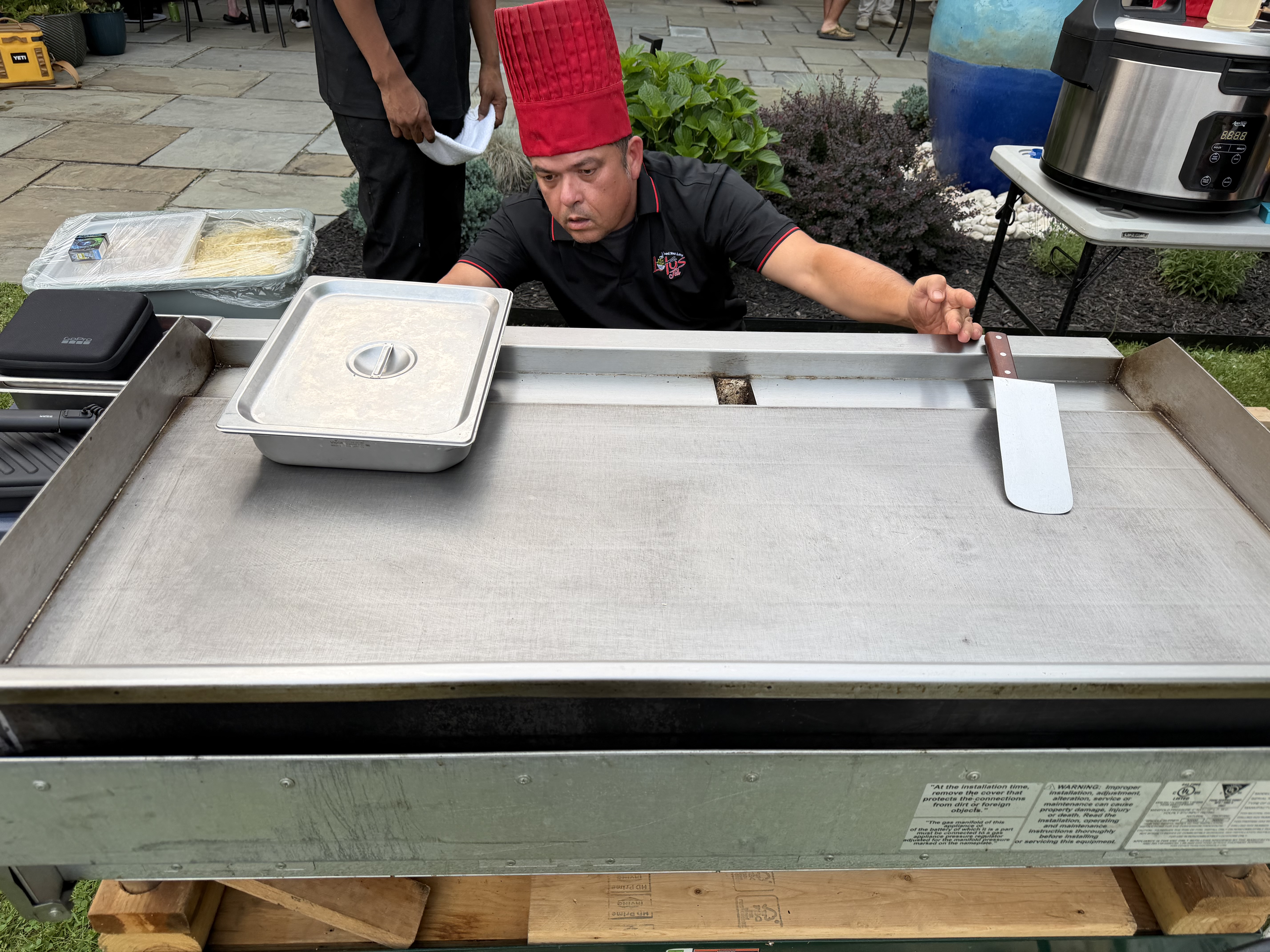 Lotus Tea hibachi catering event 24