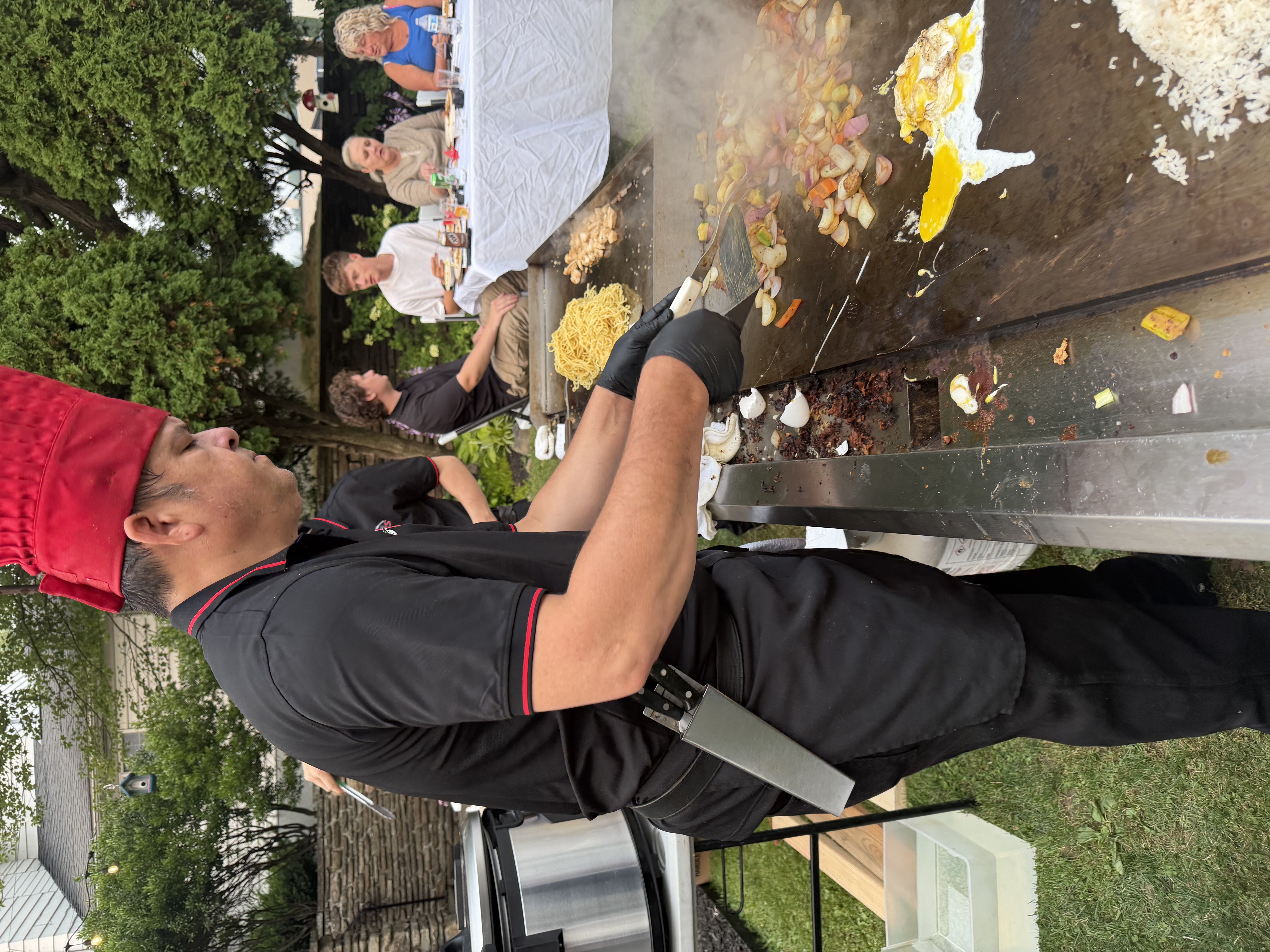 Lotus Tea hibachi catering event 38