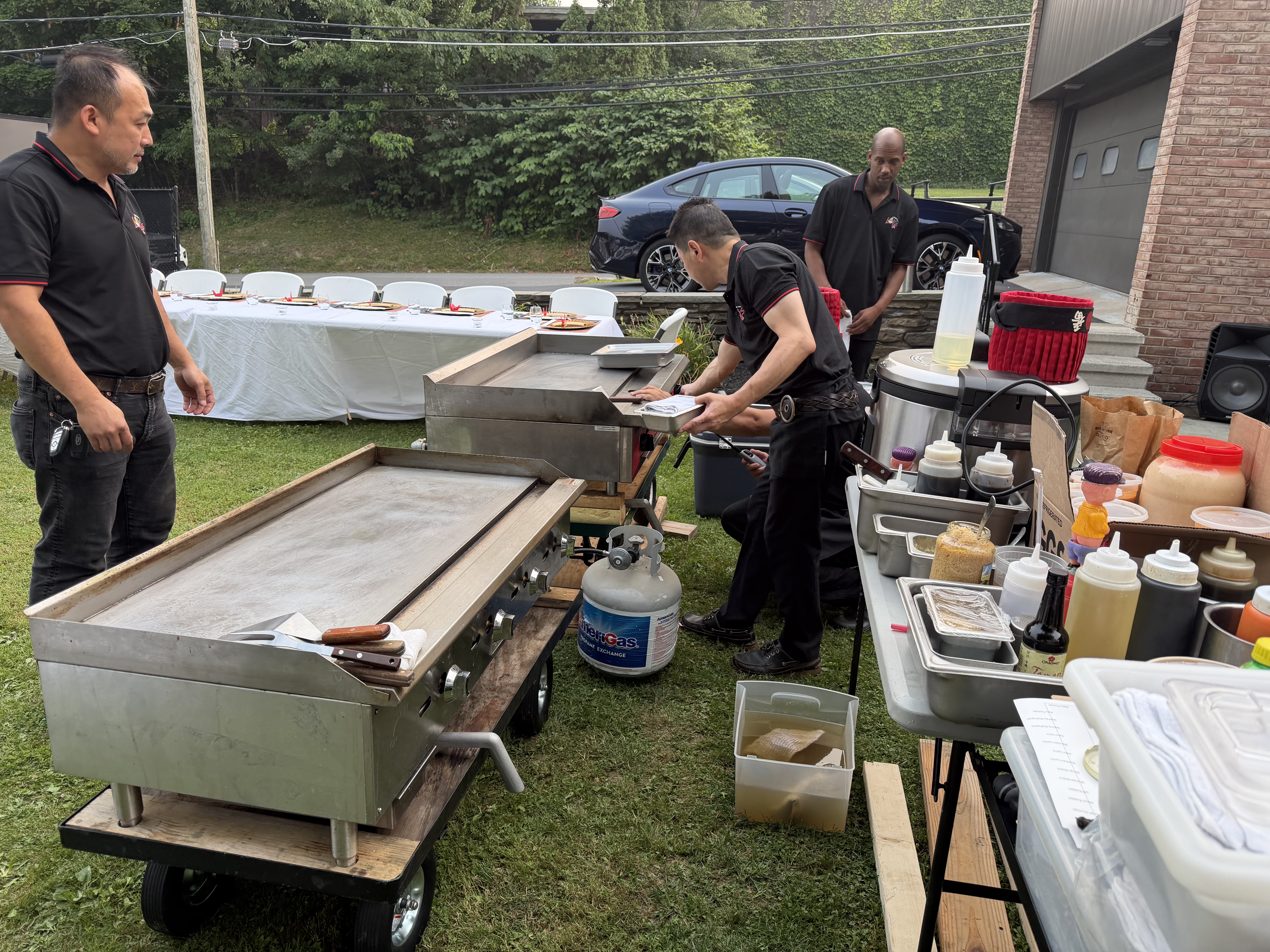 Lotus Tea hibachi catering event 25