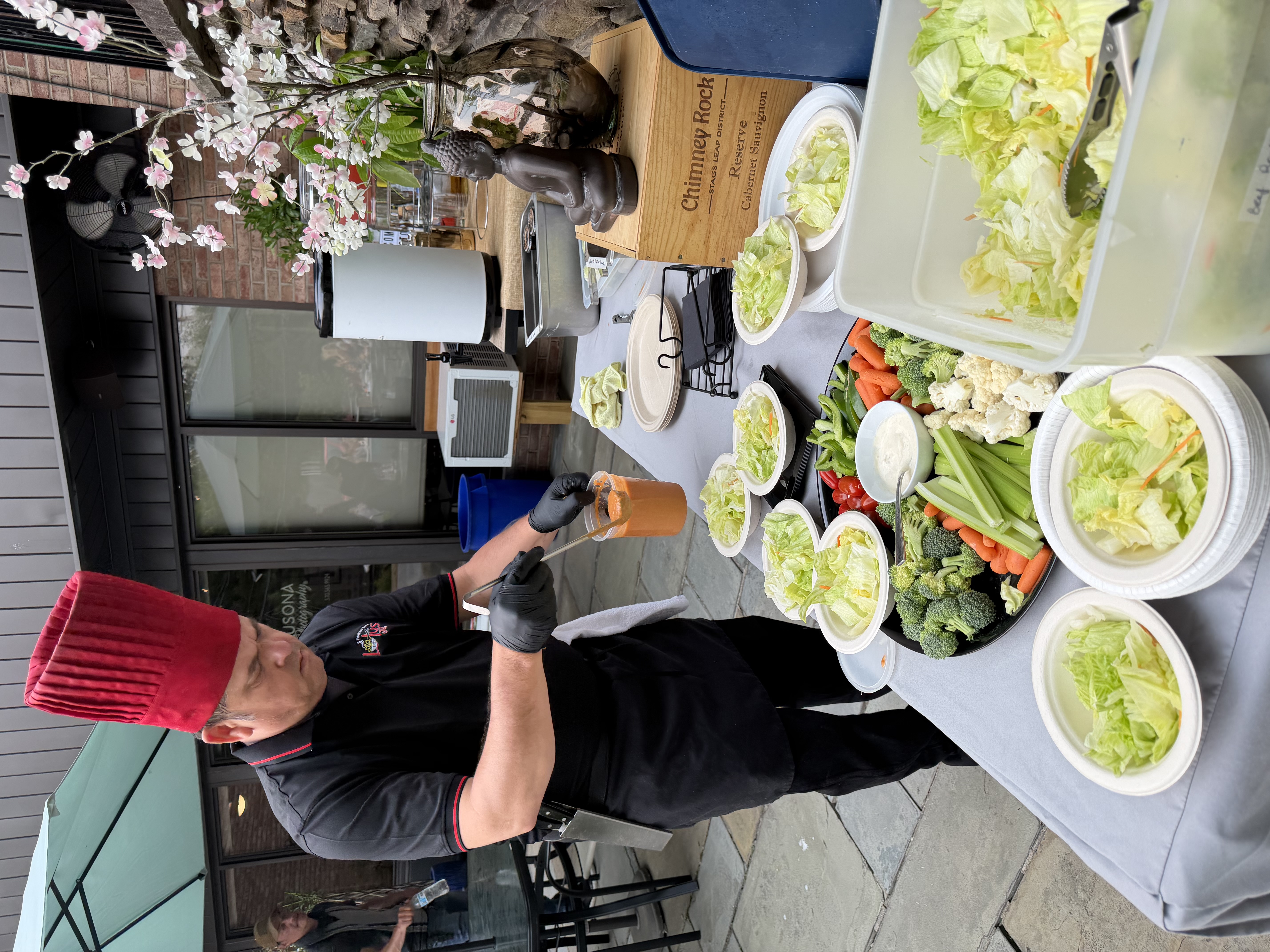 Lotus Tea hibachi catering event 13