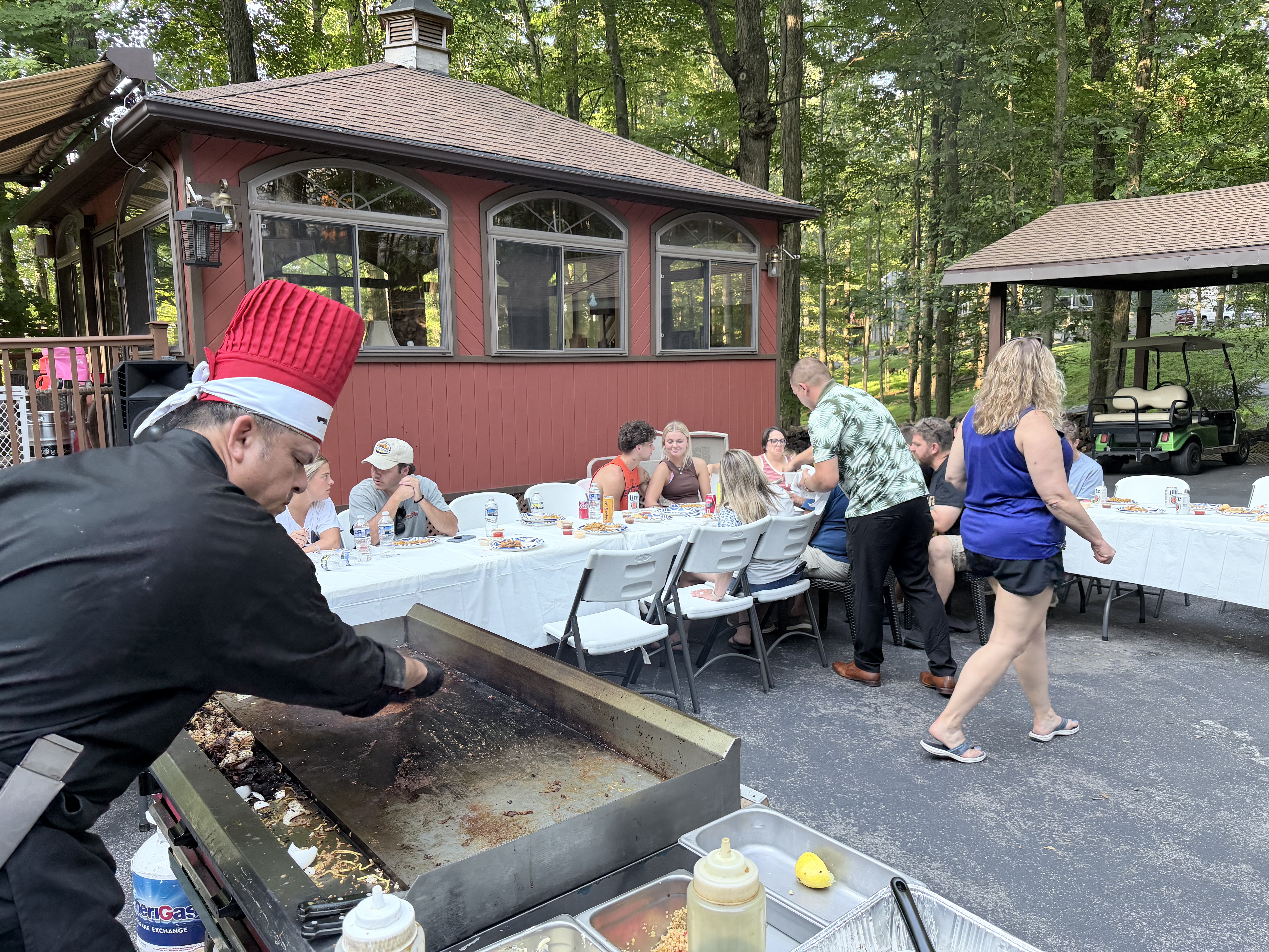 Lotus Tea hibachi catering event 3