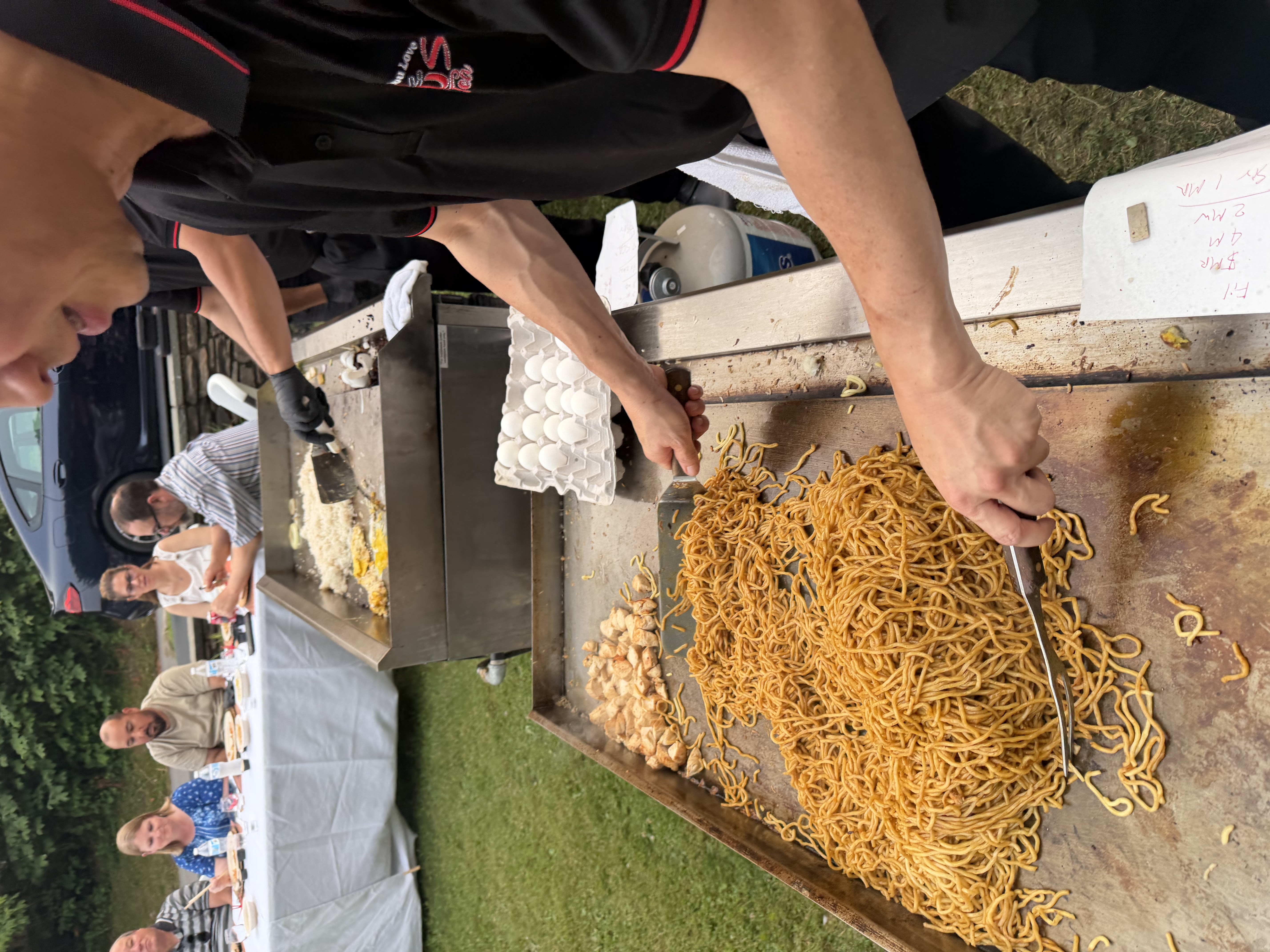 Lotus Tea hibachi catering event 37