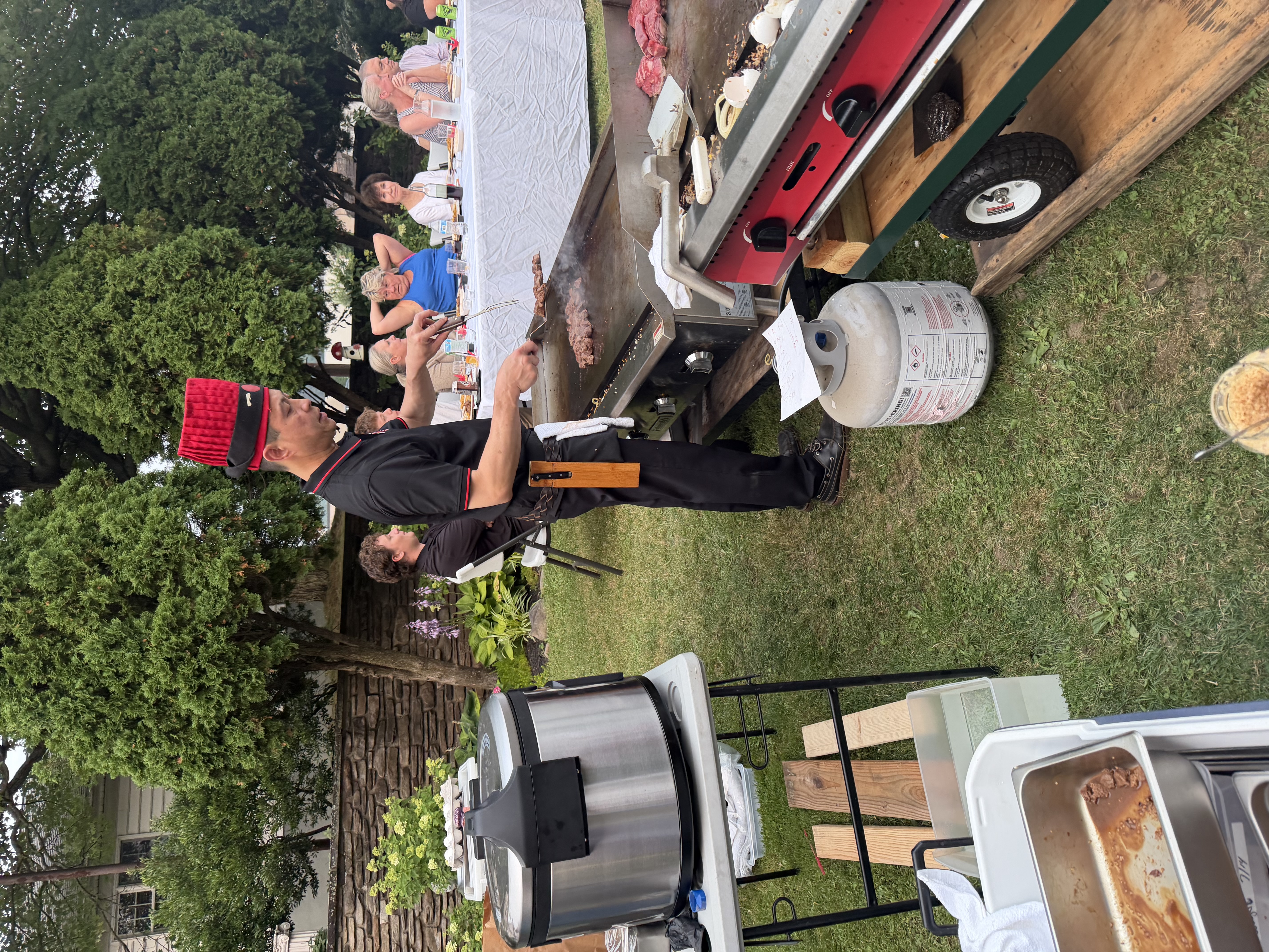 Lotus Tea hibachi catering event 26