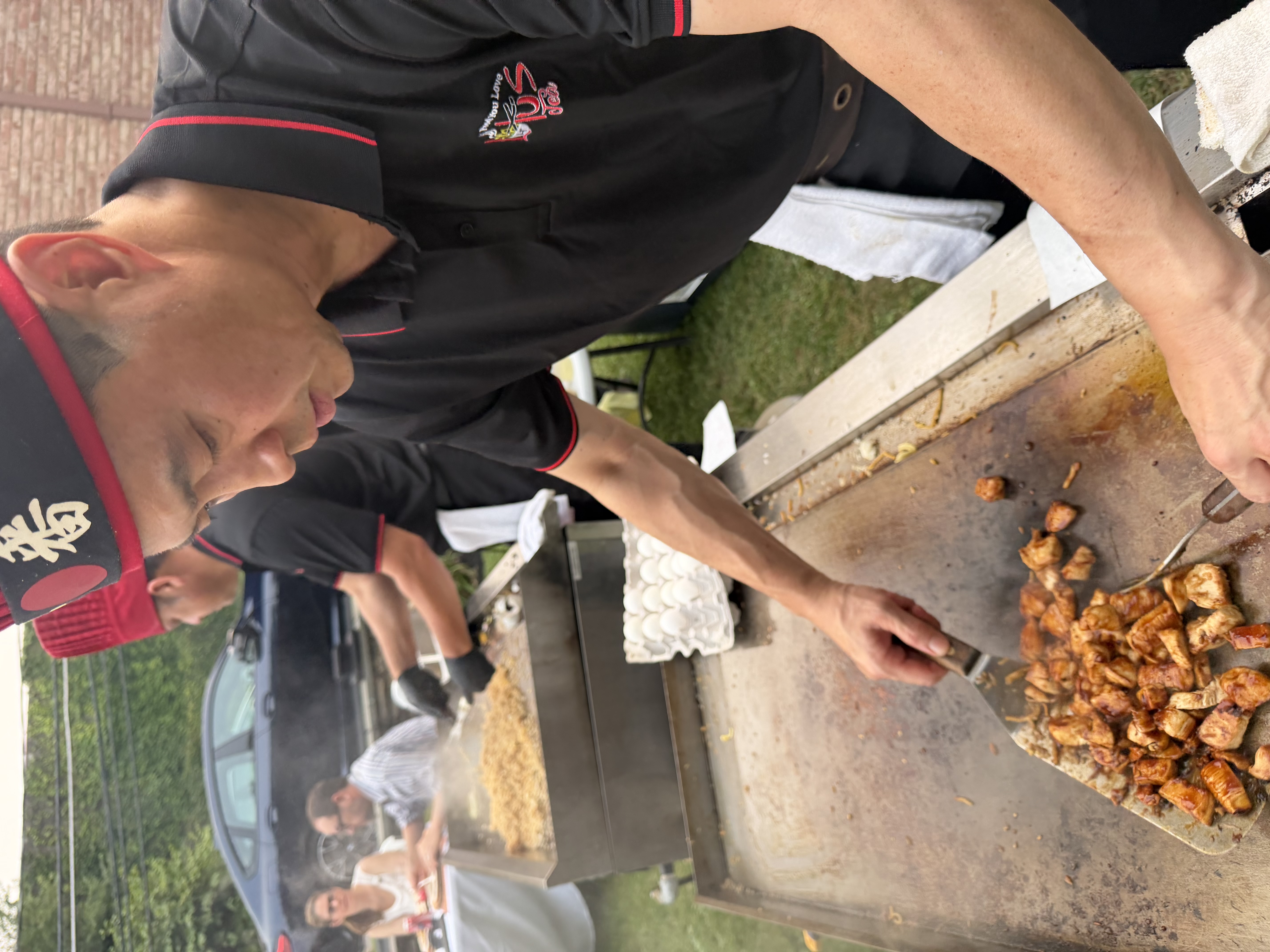 Lotus Tea hibachi catering event 34