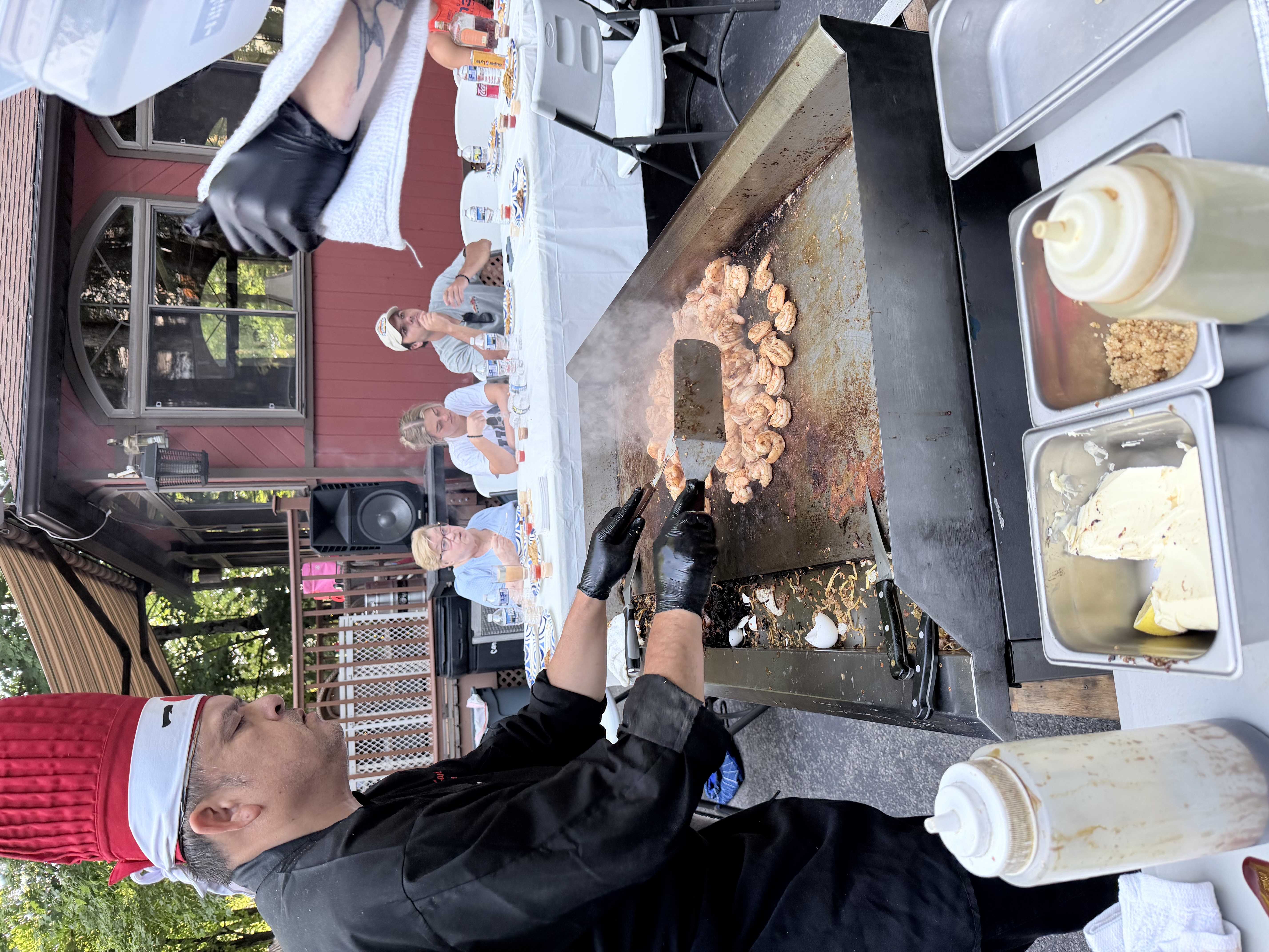 Lotus Tea hibachi catering event 7