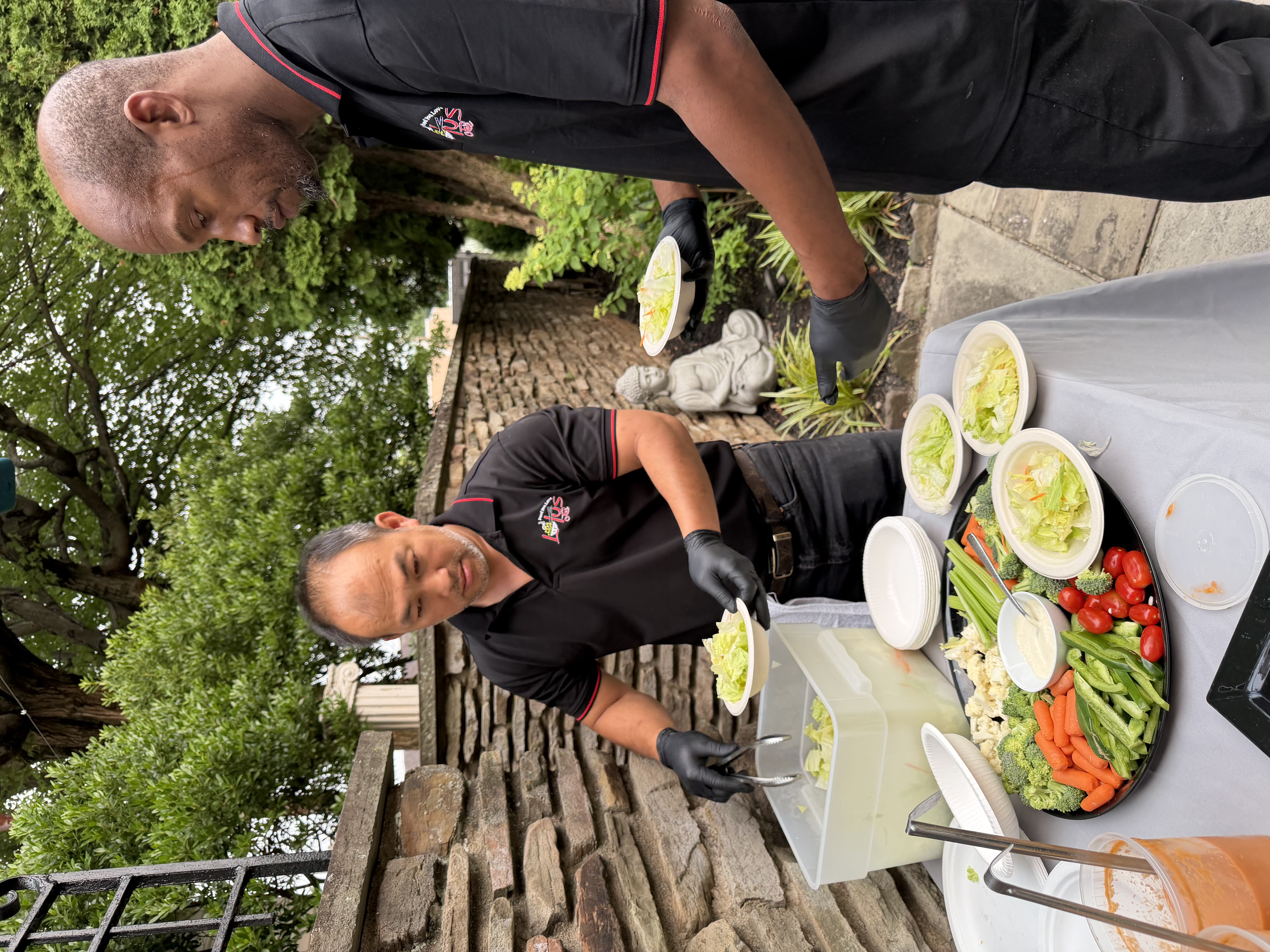 Lotus Tea hibachi catering event 12