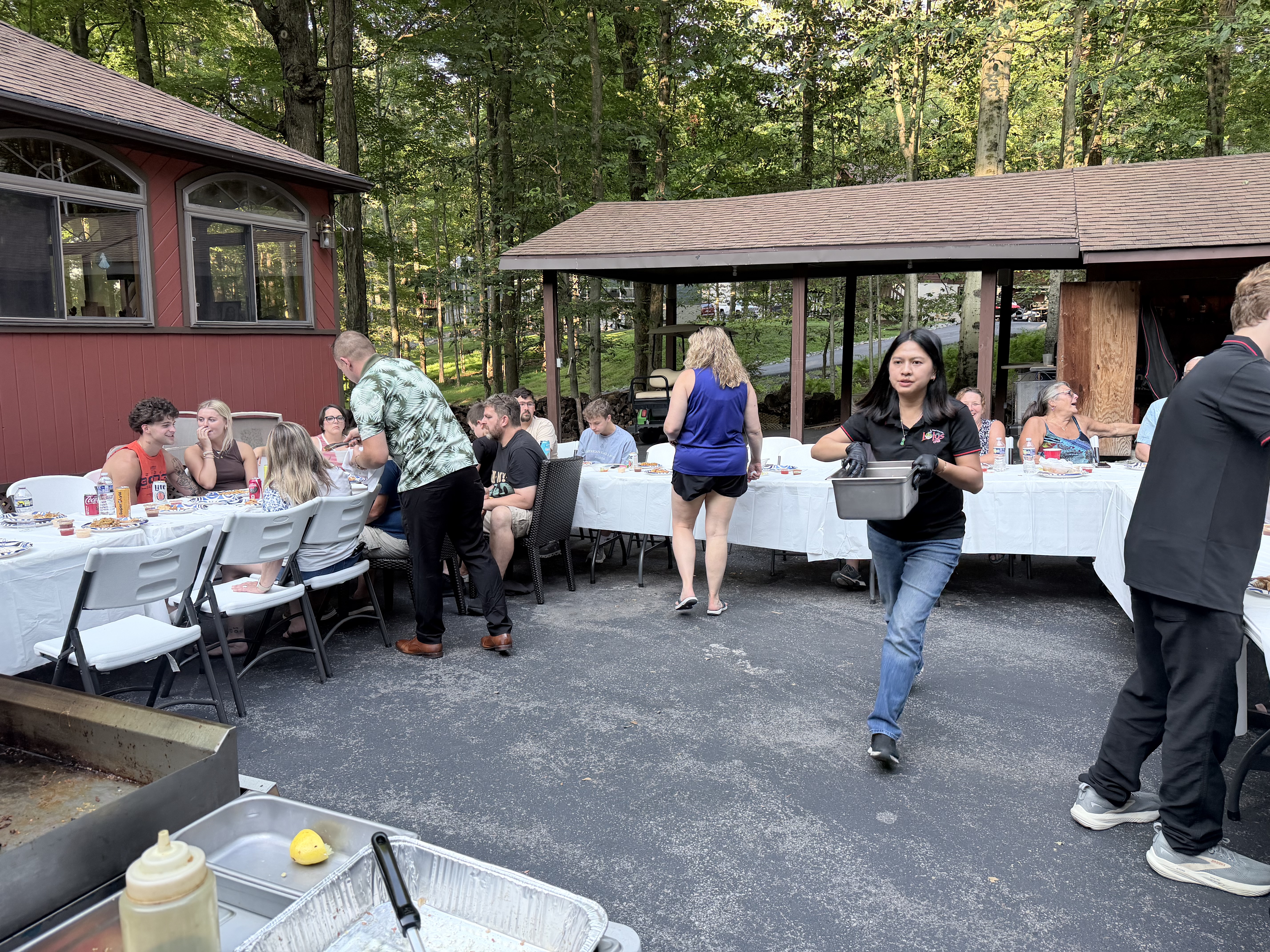 Lotus Tea hibachi catering event 2