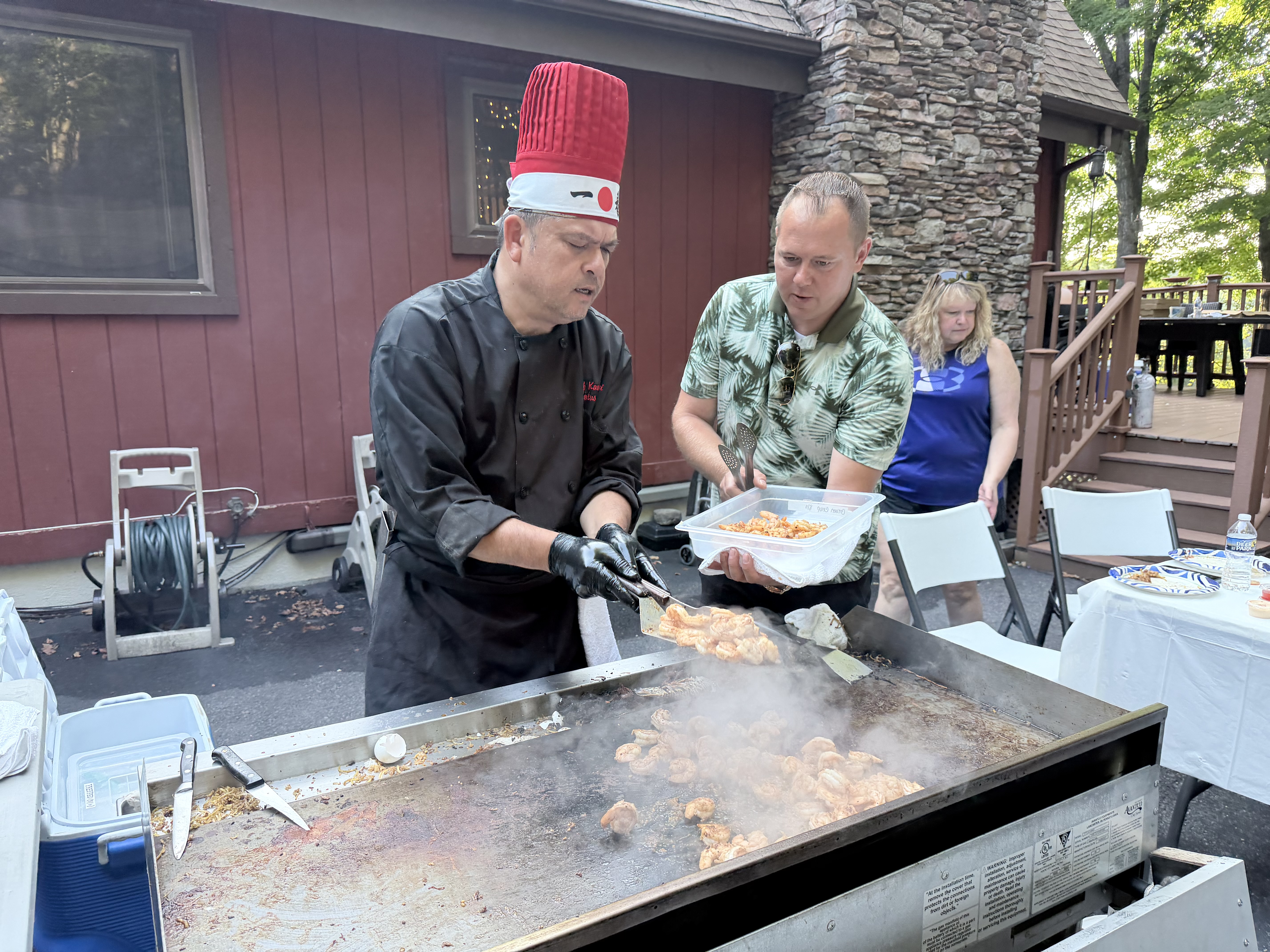 Lotus Tea hibachi catering event 4