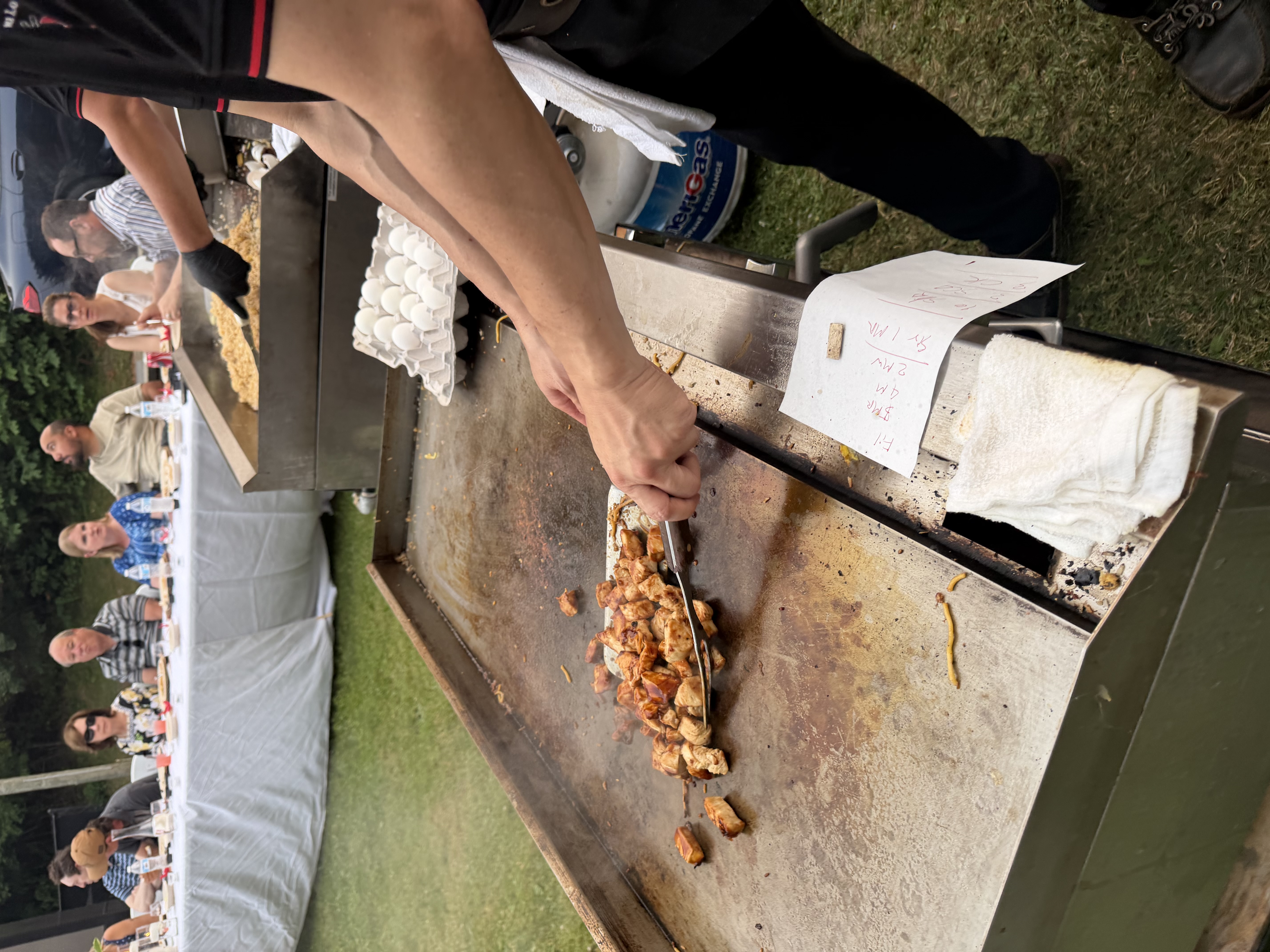 Lotus Tea hibachi catering event 35