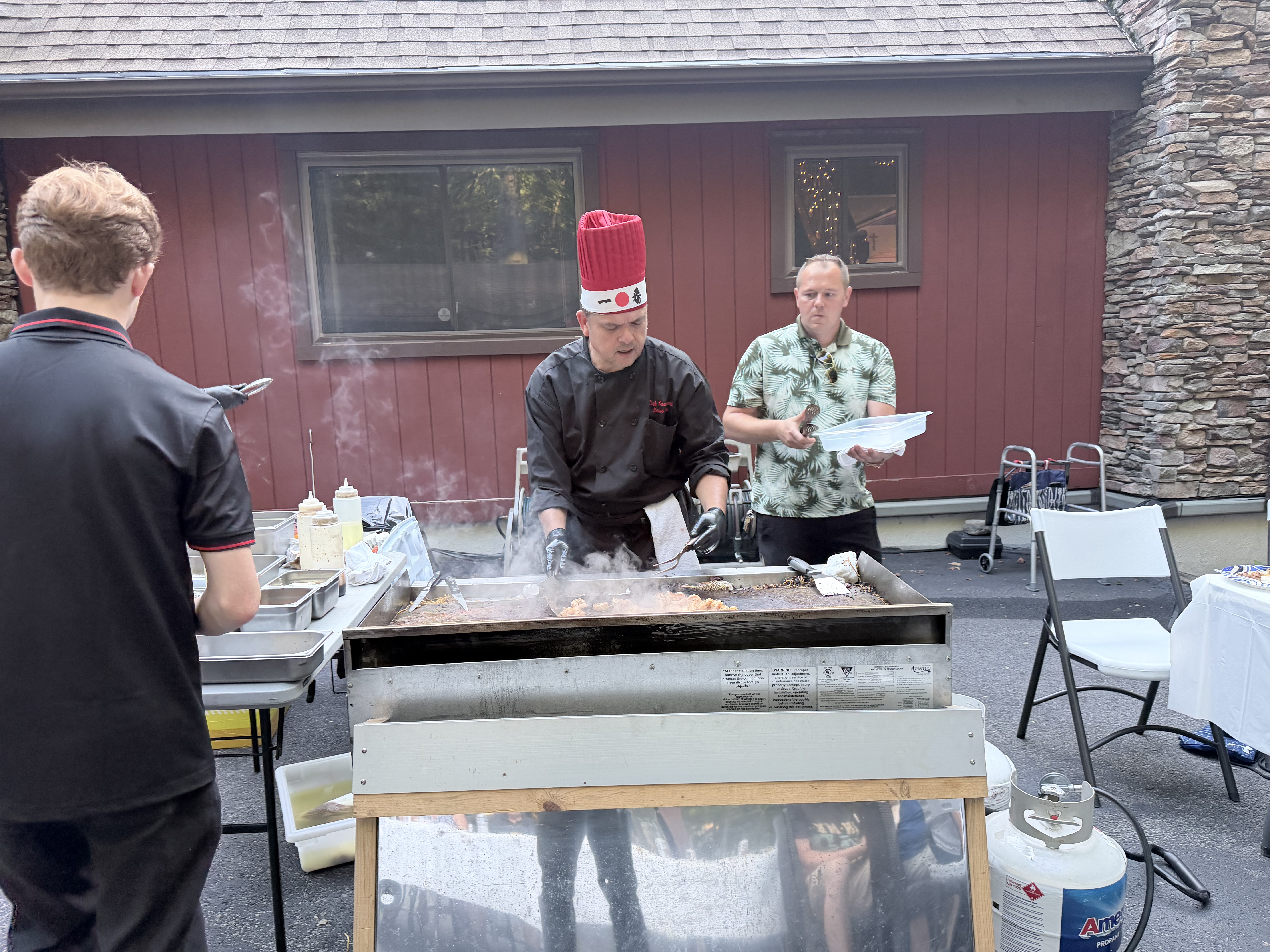 Lotus Tea hibachi catering event 5