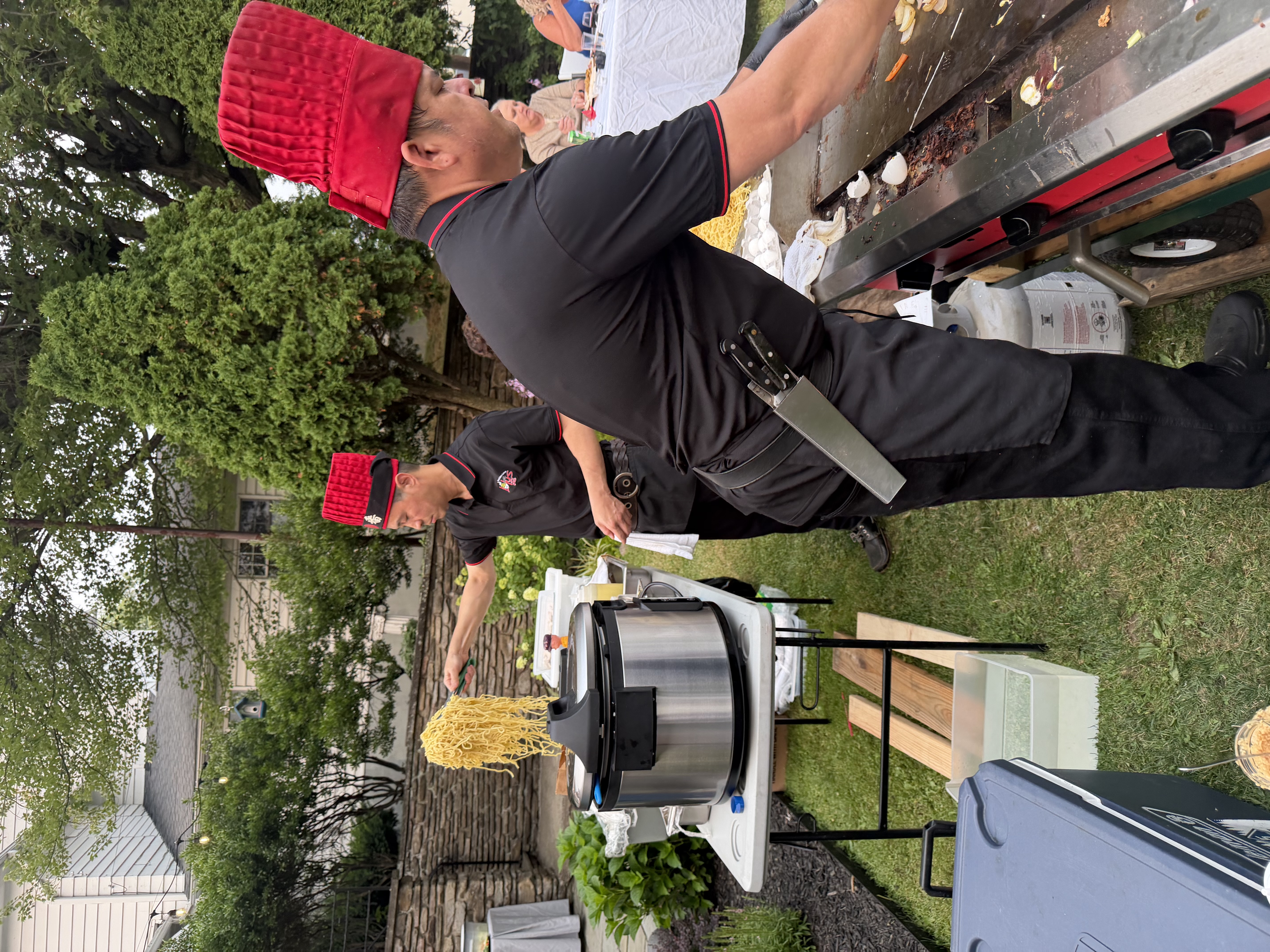 Lotus Tea hibachi catering event 41