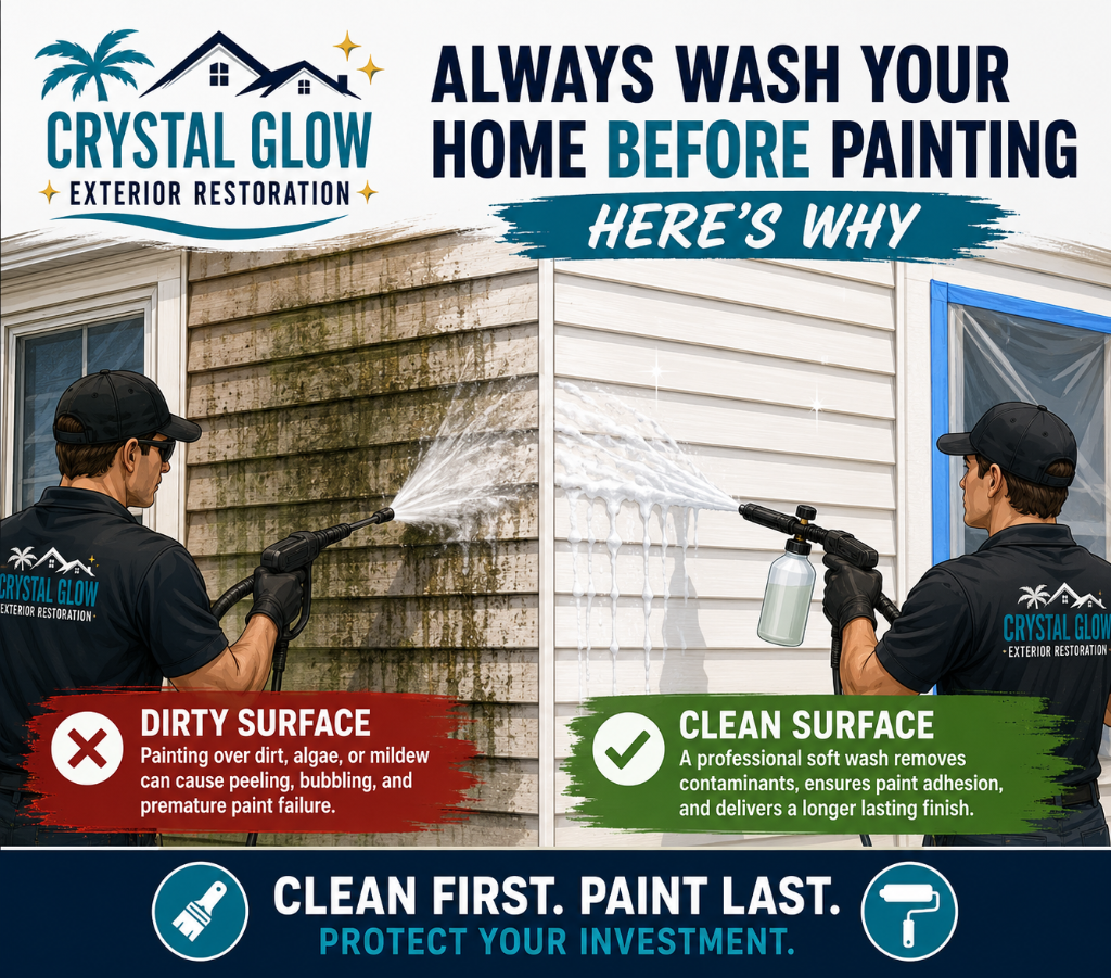 Always Wash Your Home Before Painting, Here's Why