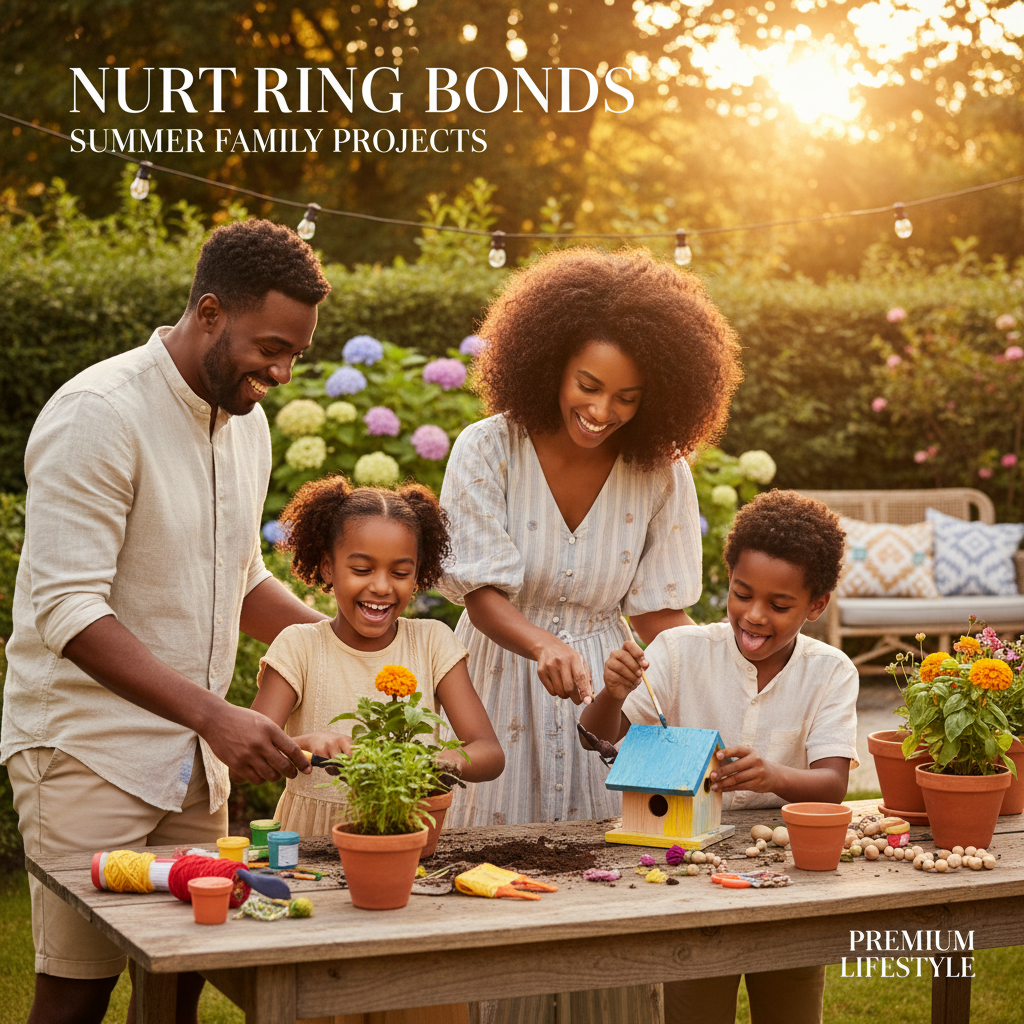 Nurturing Bonds: Summer Family Projects