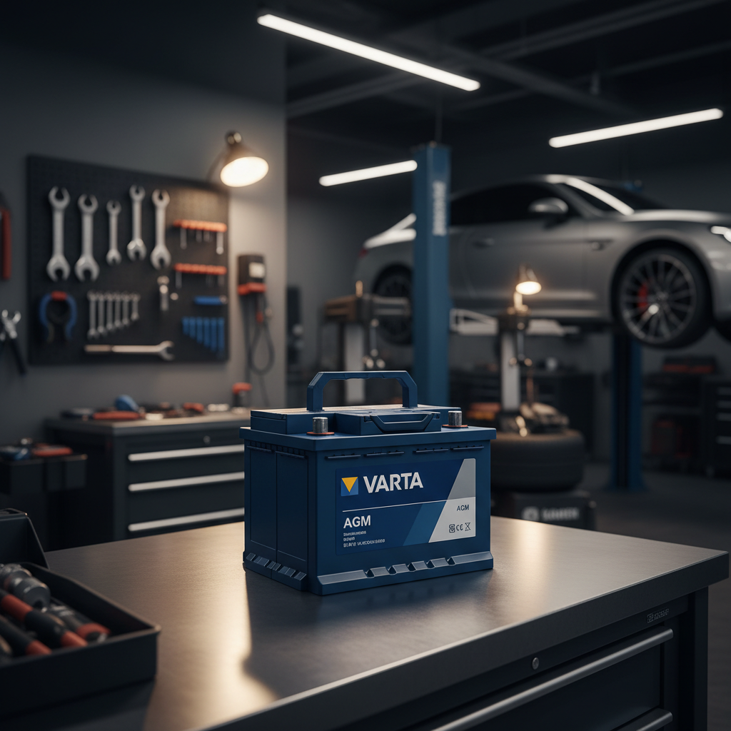 Varta car battery at TTS Performance Auto workshop