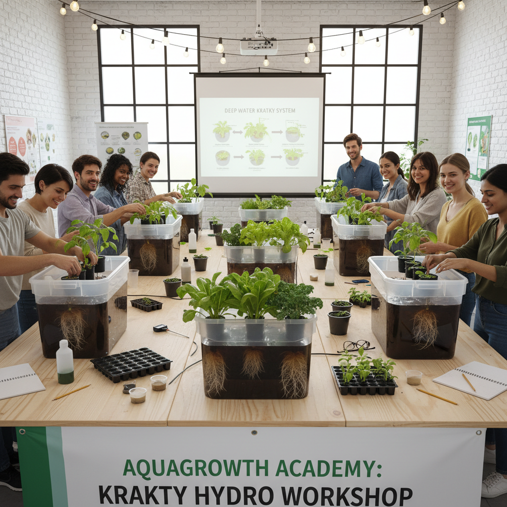 Deep Water Kratky Hydroponic Workshop