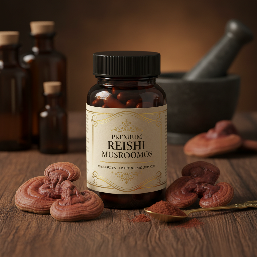 Reishi Medicinal Mushroom Capsules (30 caps)