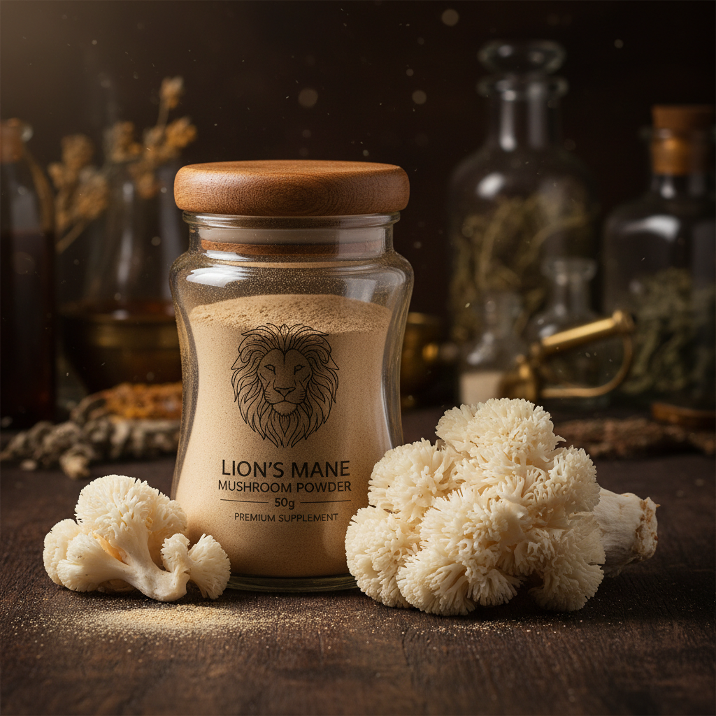 Lion's Mane Medicinal Mushroom Powder (50g)