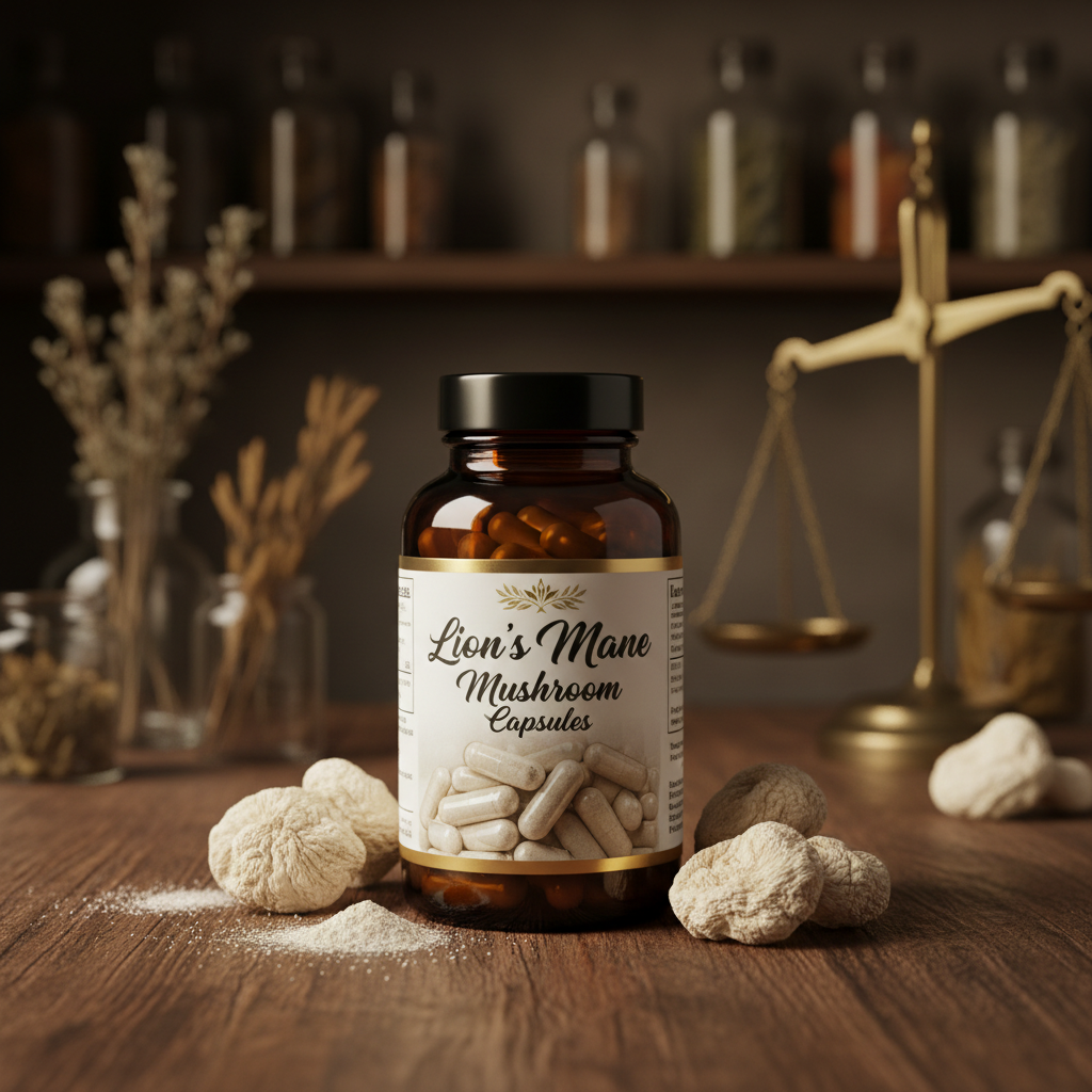 Lion's Mane Medicinal Mushroom Capsules