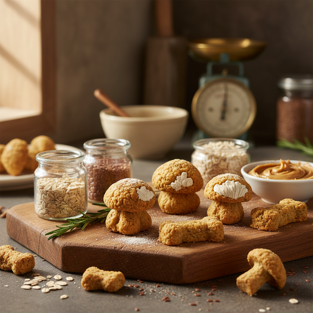 Lion's Mane Dog Biscuits