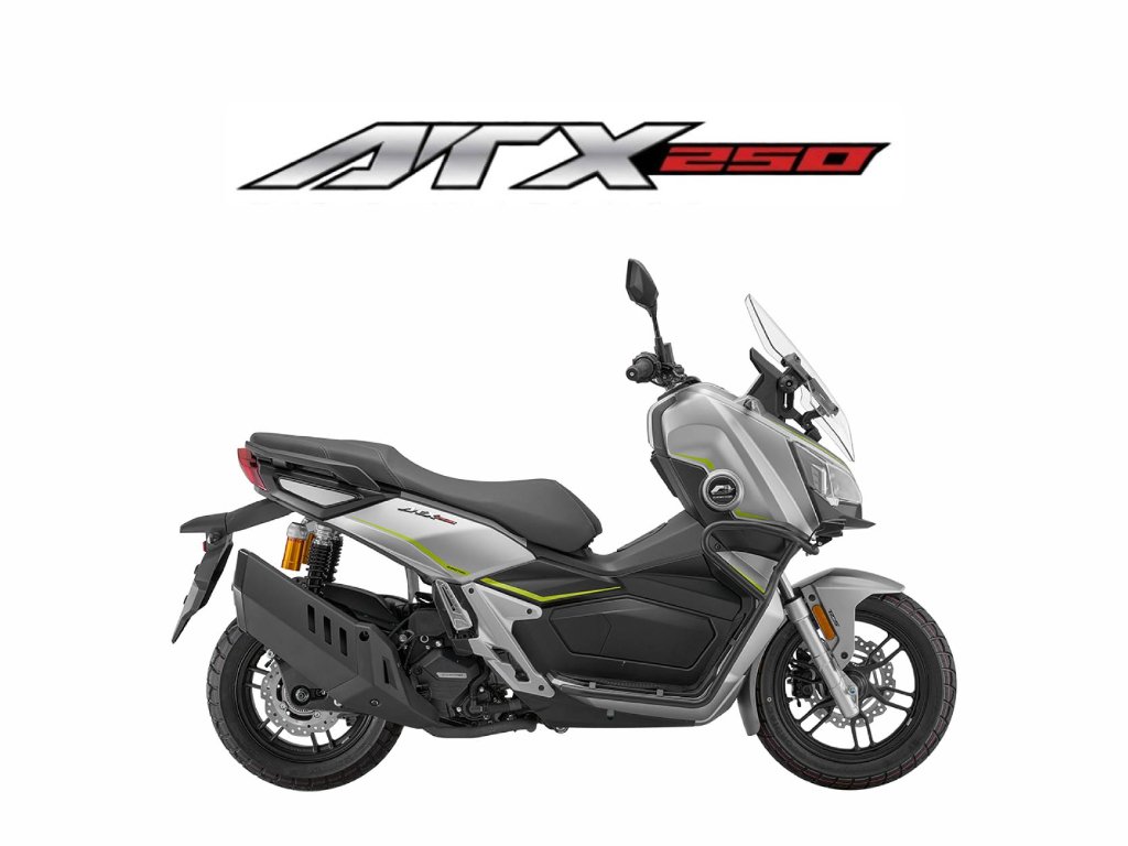 2026 QJ MOTOR ATX 250 STD in Silver — available at Boon Hua Motor Klang Valley