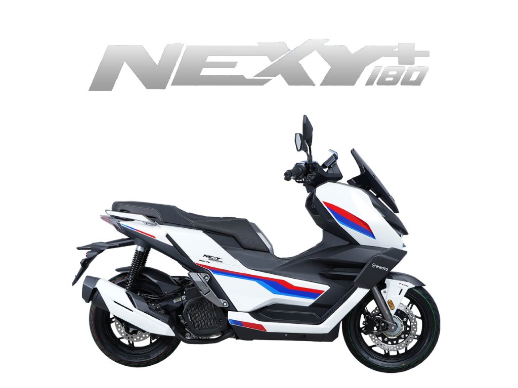 2026 WMOTO NEXY+ 180 in Xtreme White — available at Boon Hua Motor Klang Valley