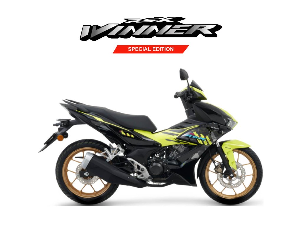 2026 HONDA RSX Winner SE in Yellow — available at Boon Hua Motor Klang Valley