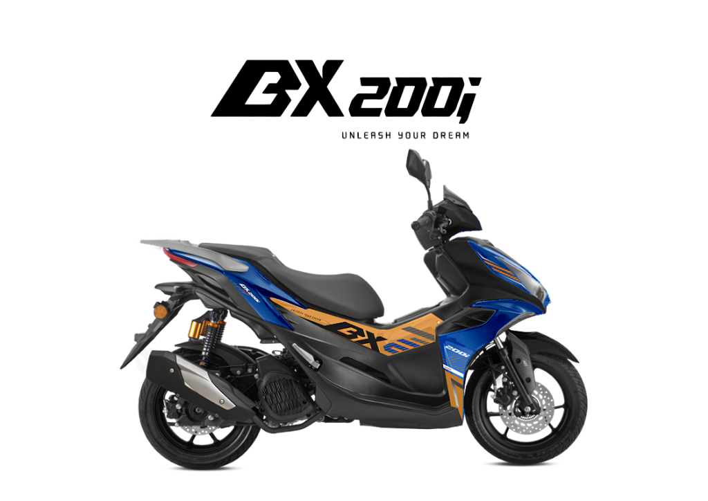 2026 Keeway BX200i in Blue — available at Boon Hua Motor Klang Valley