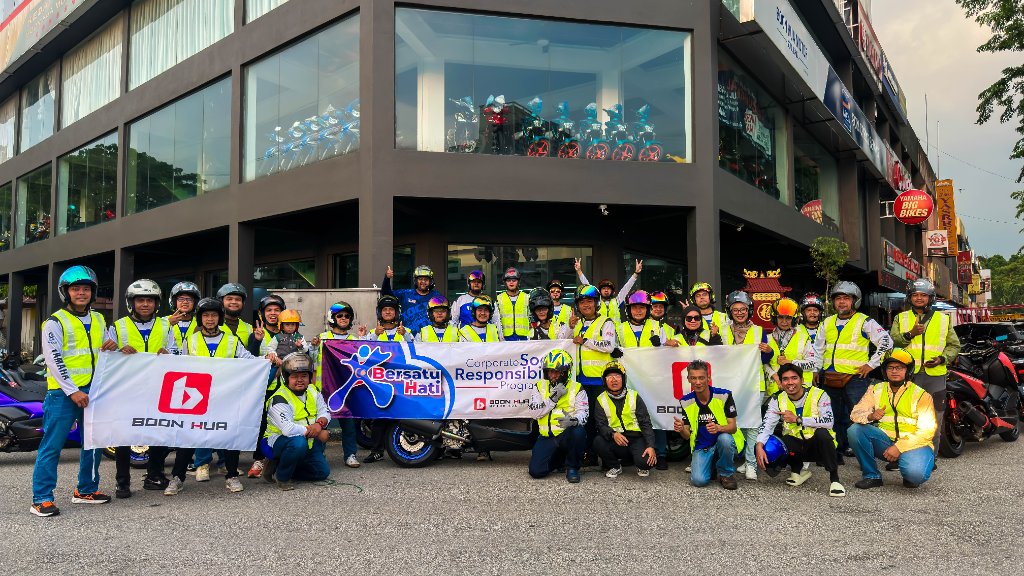 BHM Bersatu Hati 2024 — Feeding the Homeless — Boon Hua Motor motorcycle news