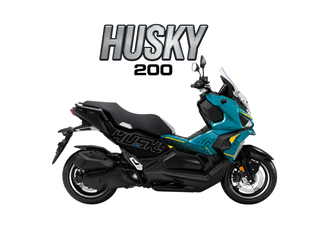 2026 SYM HUSKY 200 in Turquoise — available at Boon Hua Motor Klang Valley