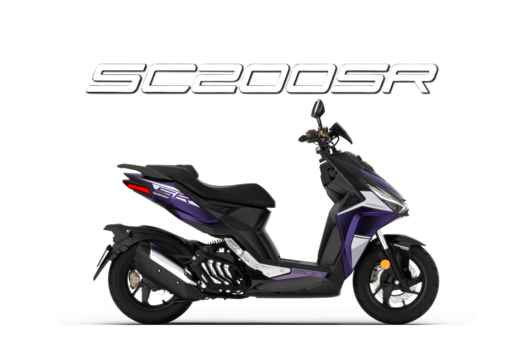 2026 MORBIDELLI SC200SR in Sprint Purple — available at Boon Hua Motor Klang Valley