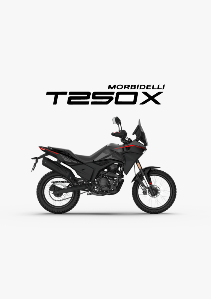 2026 MORBIDELLI T250X in Blue — available at Boon Hua Motor Klang Valley