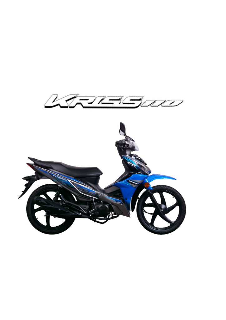2026 MODENAS KRISS 110 MR3 DRUM (EURO 4) DRUM in Blue — available at Boon Hua Motor Klang Valley