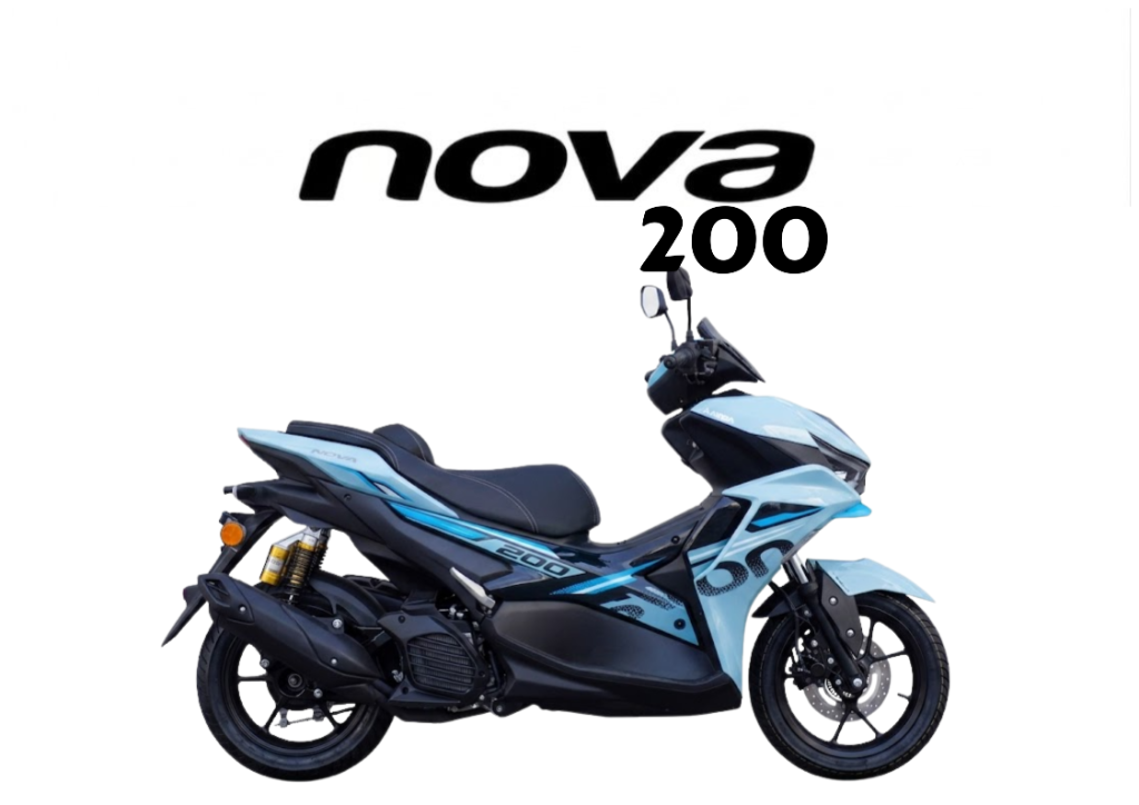 2026 AVETA Nova 200 in Nordic Blue — available at Boon Hua Motor Klang Valley