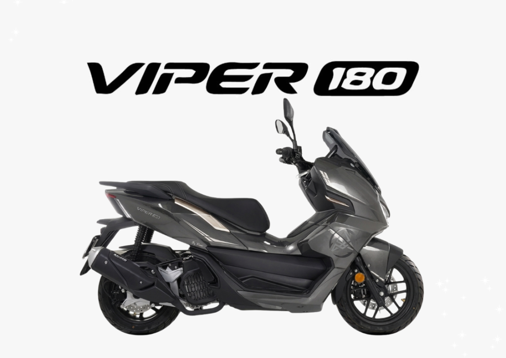 2026 AVETA VIPER 180 in Storm Grey — available at Boon Hua Motor Klang Valley