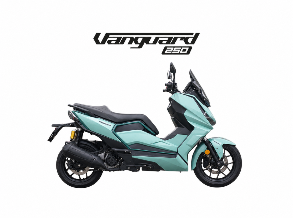 2026 AVETA VANGUARD 250 V2 V2 in Nano Green — available at Boon Hua Motor Klang Valley