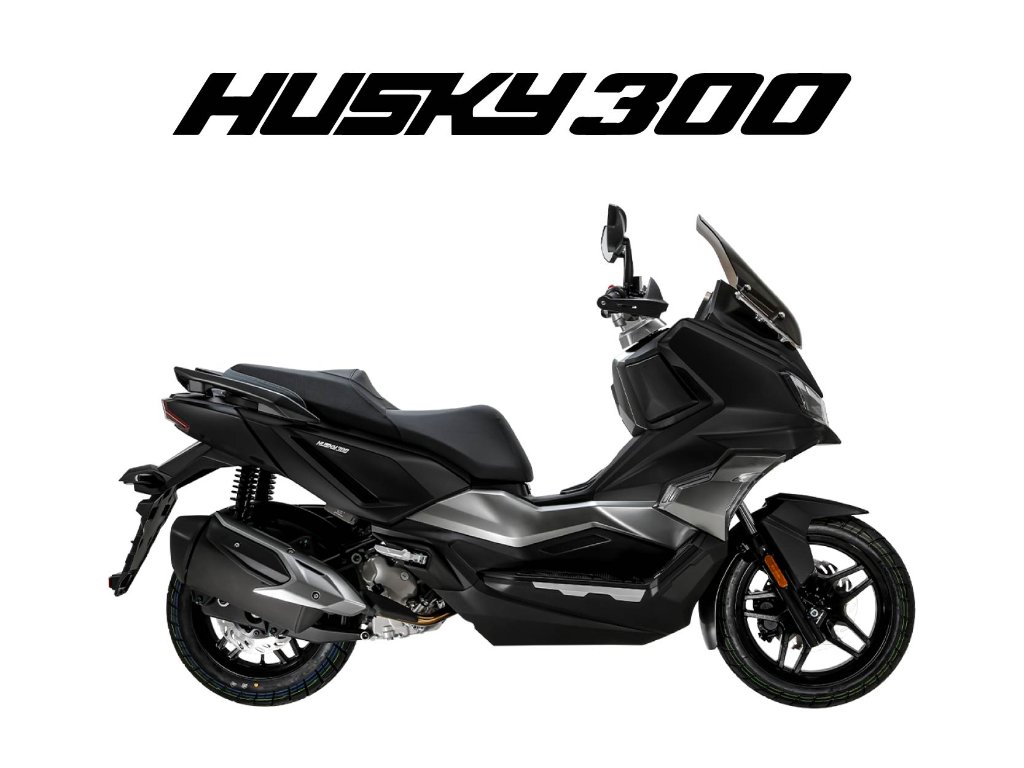 2026 SYM HUSKY 300 in Black — available at Boon Hua Motor Klang Valley