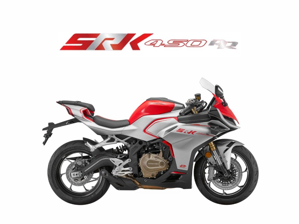 2026 QJ MOTOR SRK 450 RR STD in Silver — available at Boon Hua Motor Klang Valley