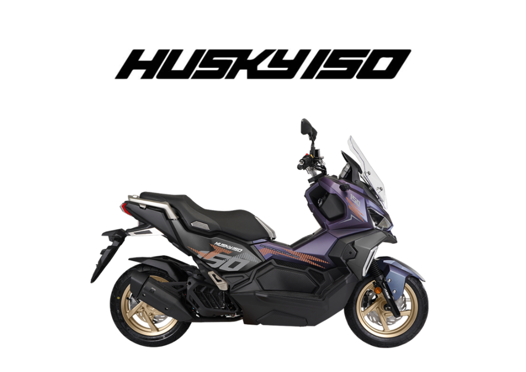 2026 SYM HUSKY 150 STD in Indigo Blue Black — available at Boon Hua Motor Klang Valley