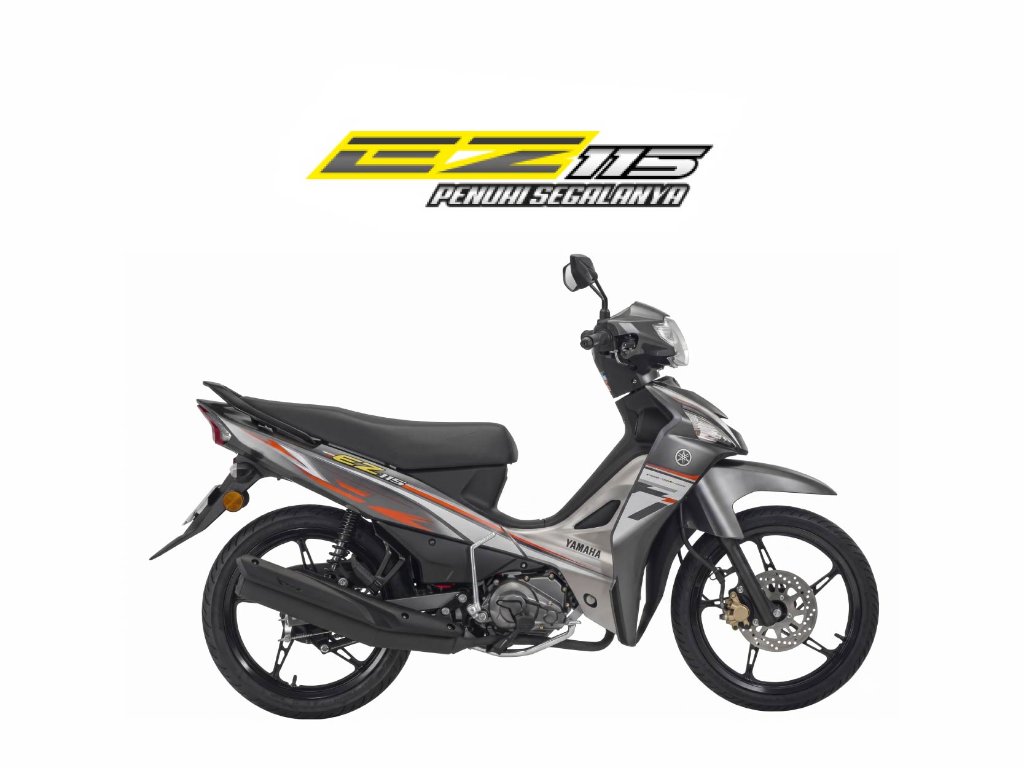 2026 YAMAHA EZ115 STD in Grey — available at Boon Hua Motor Klang Valley