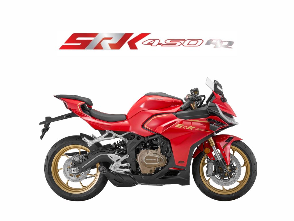 2026 QJ MOTOR SRK 450 RR STD in Red — available at Boon Hua Motor Klang Valley