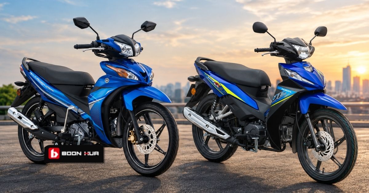 Yamaha Lagenda 115Z vs Honda Wave Alpha Terpakai — Boon Hua Motor motorcycle news