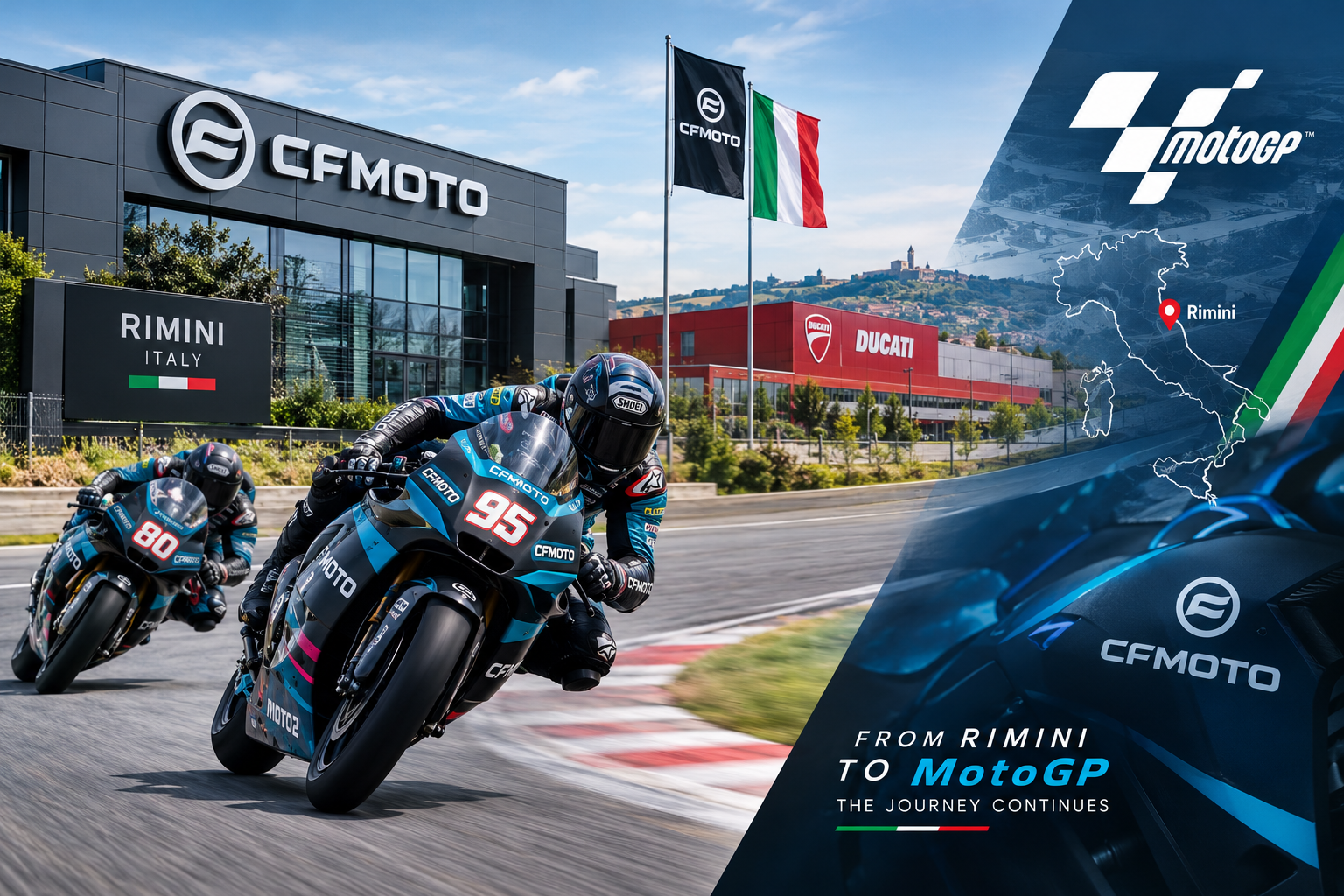 CFMOTO Buka Pusat Perlumbaan di Itali, Makin Serius Buru Peluang ke MotoGP — Boon Hua Motor motorcycle news