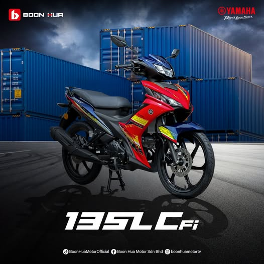 Yamaha 135LC V8: Masih Jadi Pilihan Ramai, Kini Boleh Semak Ready Stock di Boon Hua Motor Puchong — Boon Hua Motor motorcycle news