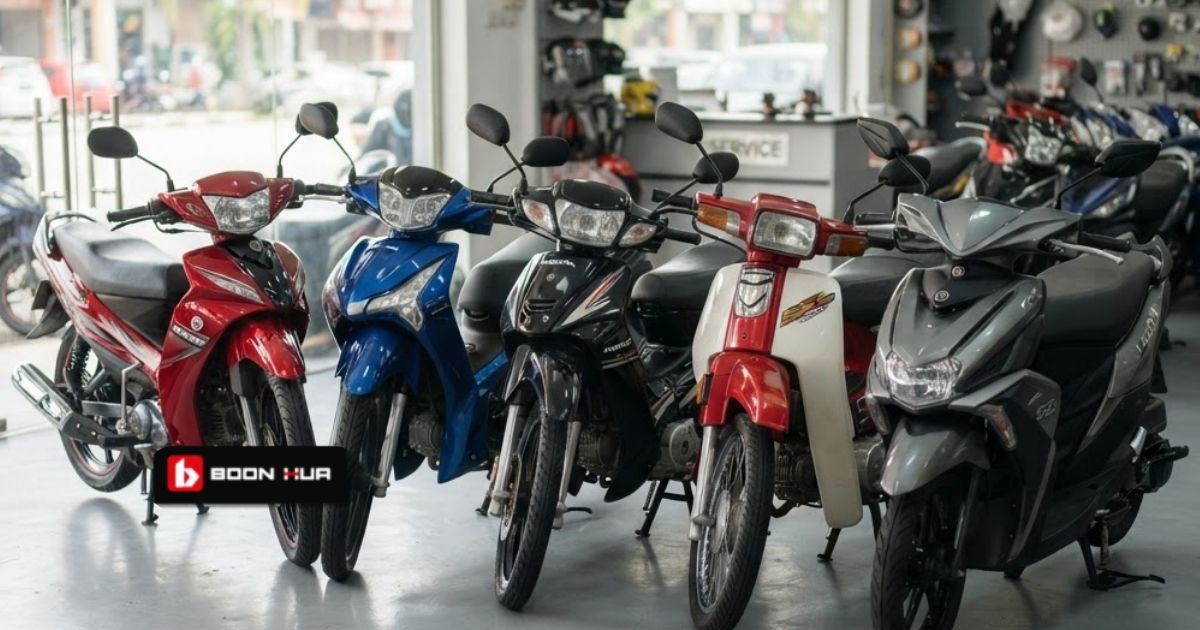 5 Motosikal Terpakai Bawah RM5,000 Paling Tahan Lasak — Boon Hua Motor motorcycle news