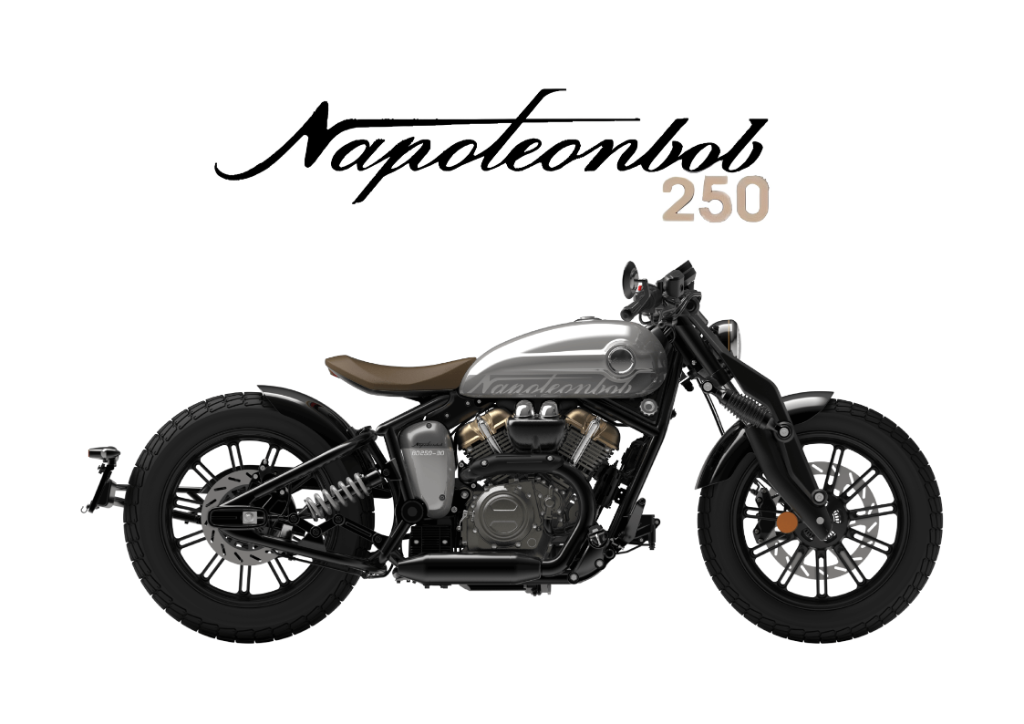2026 BENDA NAPOLEON BOB 250 in Titanium — available at Boon Hua Motor Klang Valley