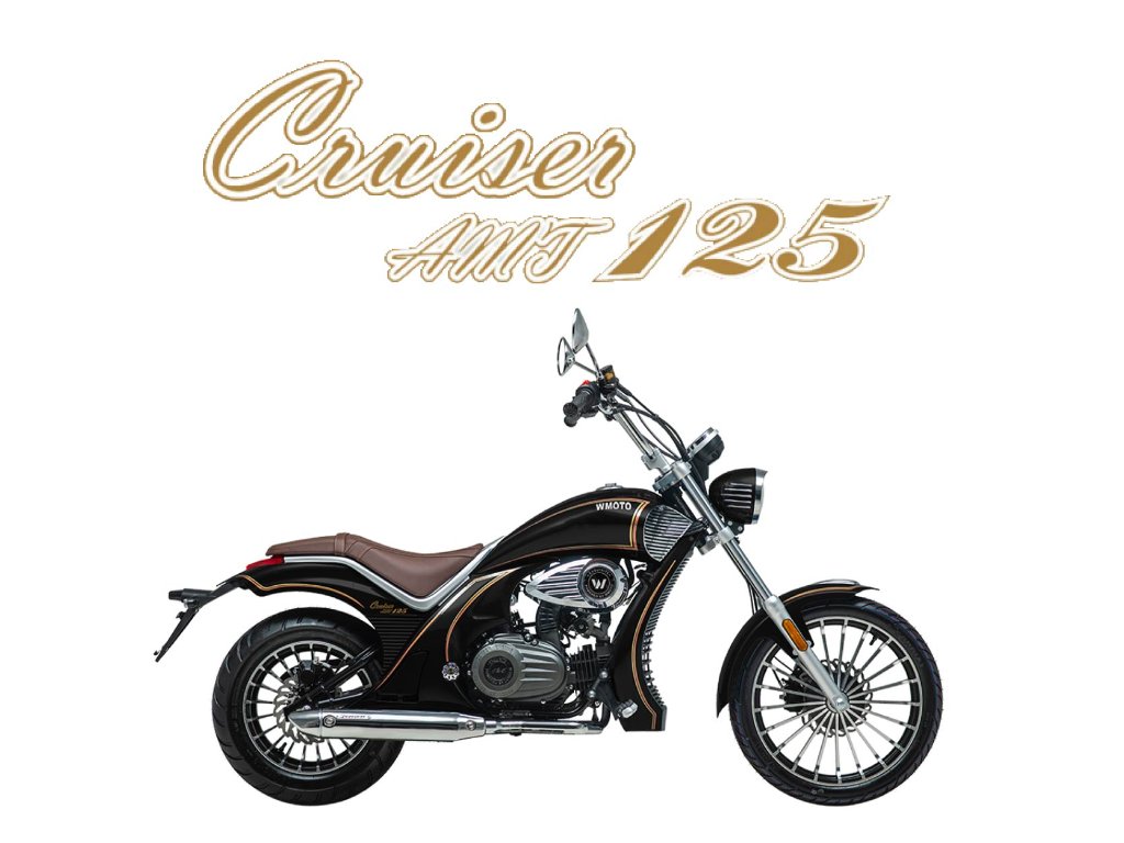 2026 WMOTO CRUISER AMT 125 in Black — available at Boon Hua Motor Klang Valley