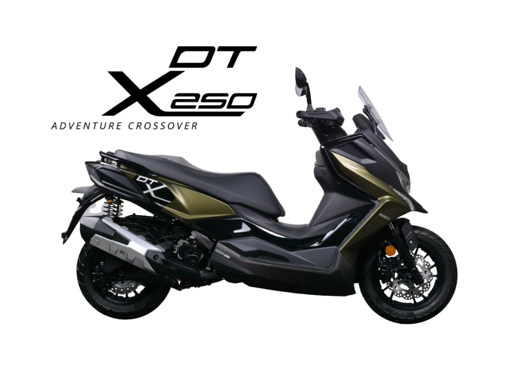 2026 KYMCO DTX250 in Green — available at Boon Hua Motor Klang Valley